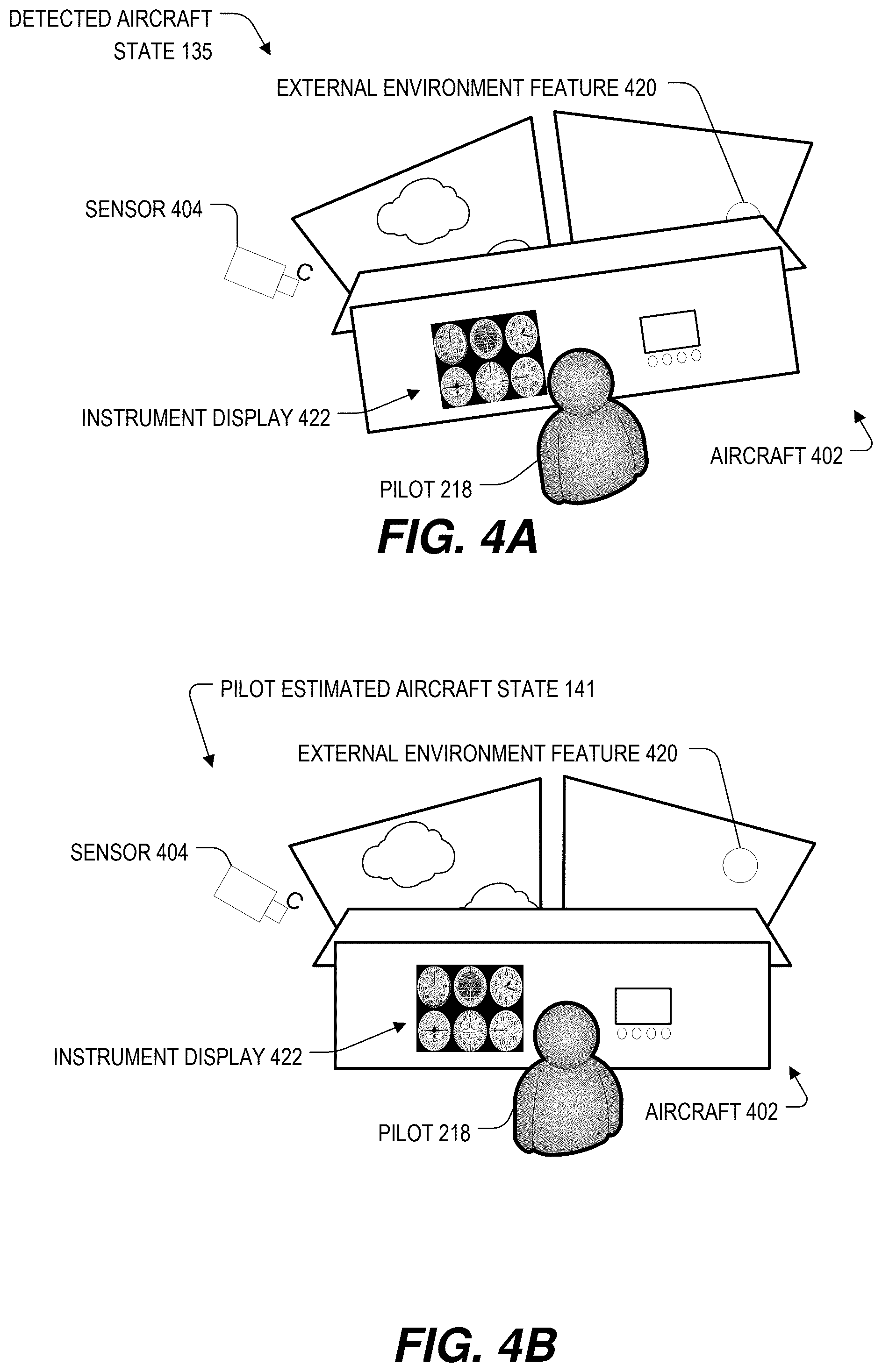 Patent US12307921 Figure 4 – Quantitative pilot evaluation during training