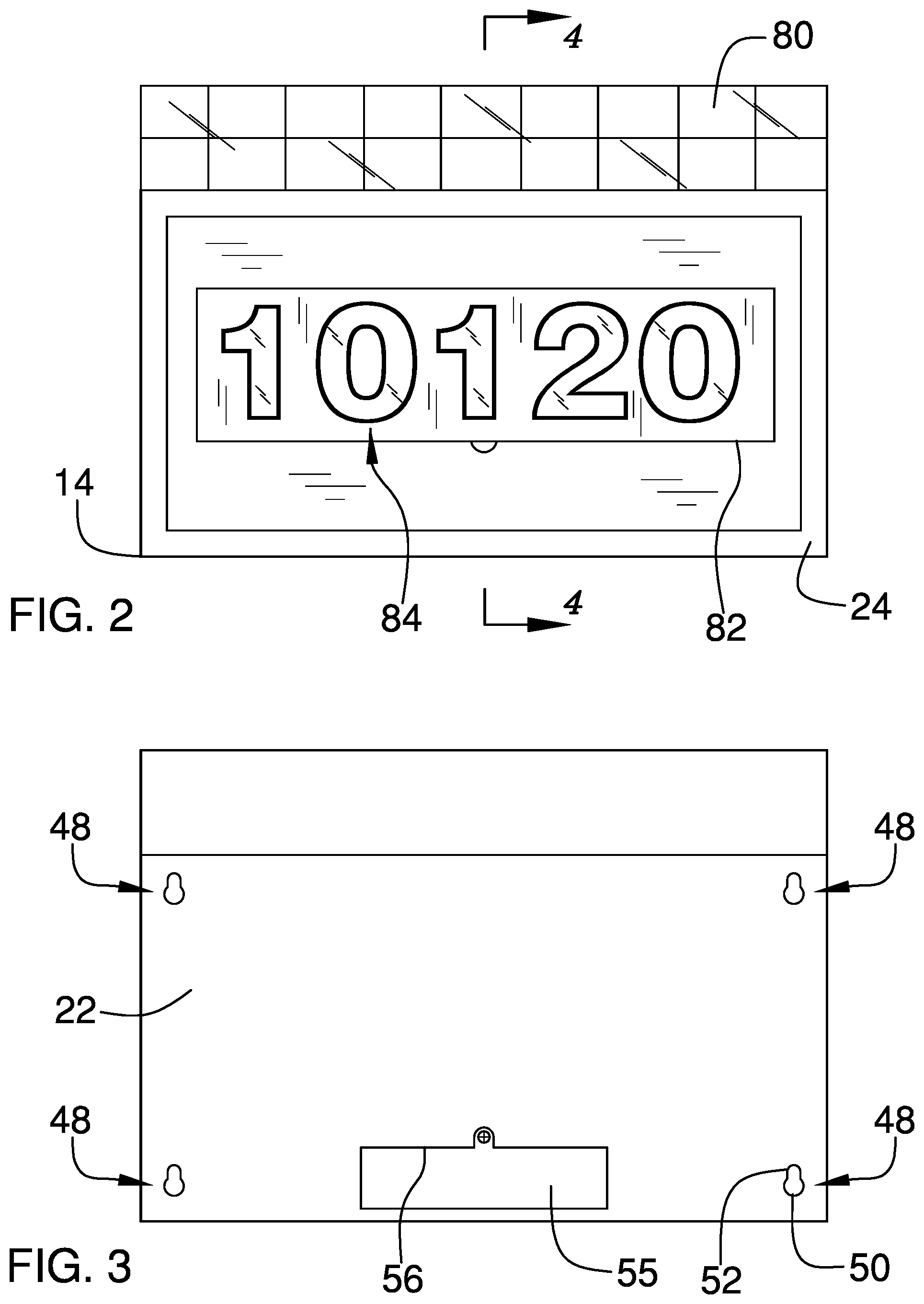 Patent US12307922 Figure 2 – Illuminated address assembly