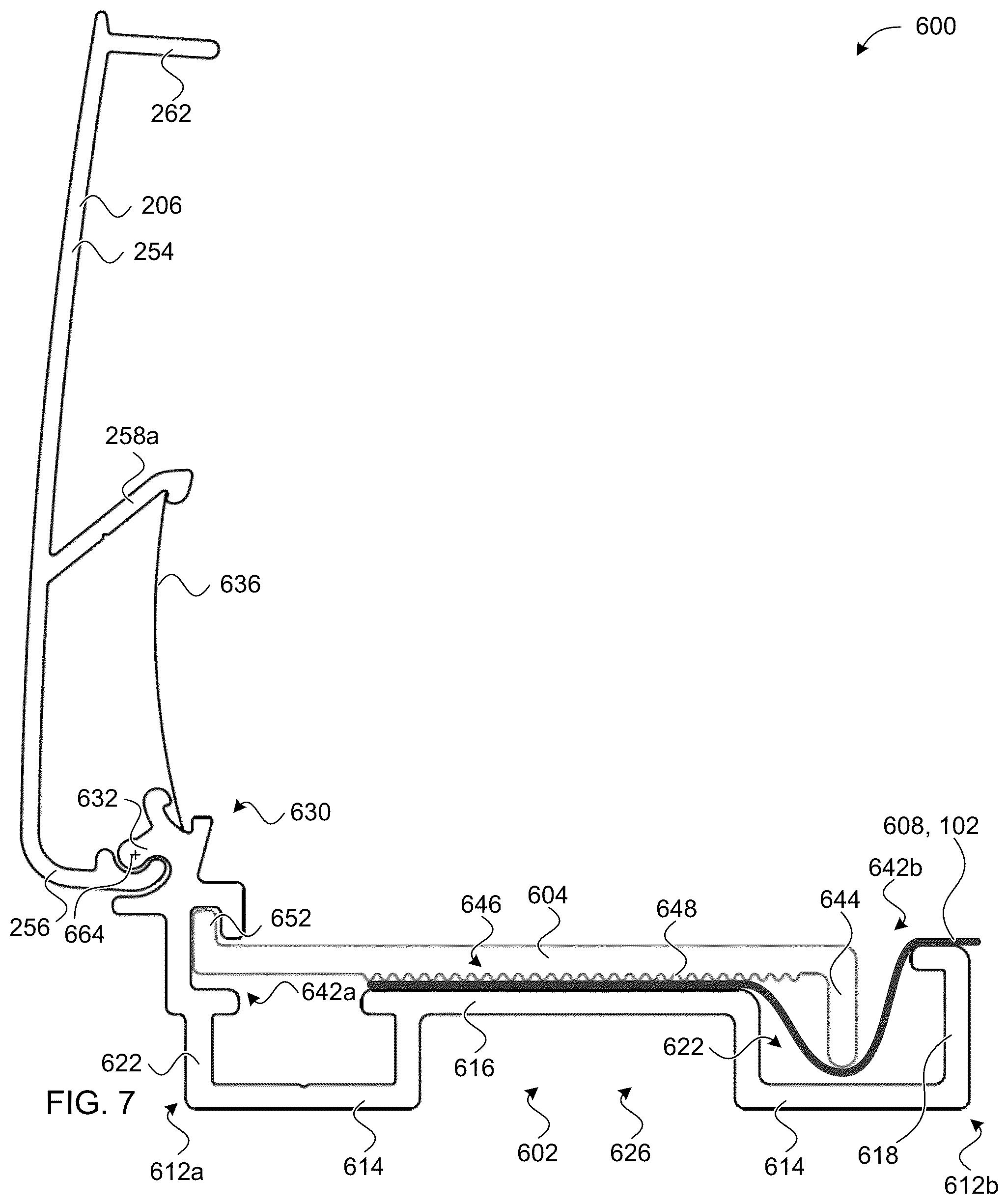 Patent US12307924 Figure 7 – Tensioning frame for sheet media
