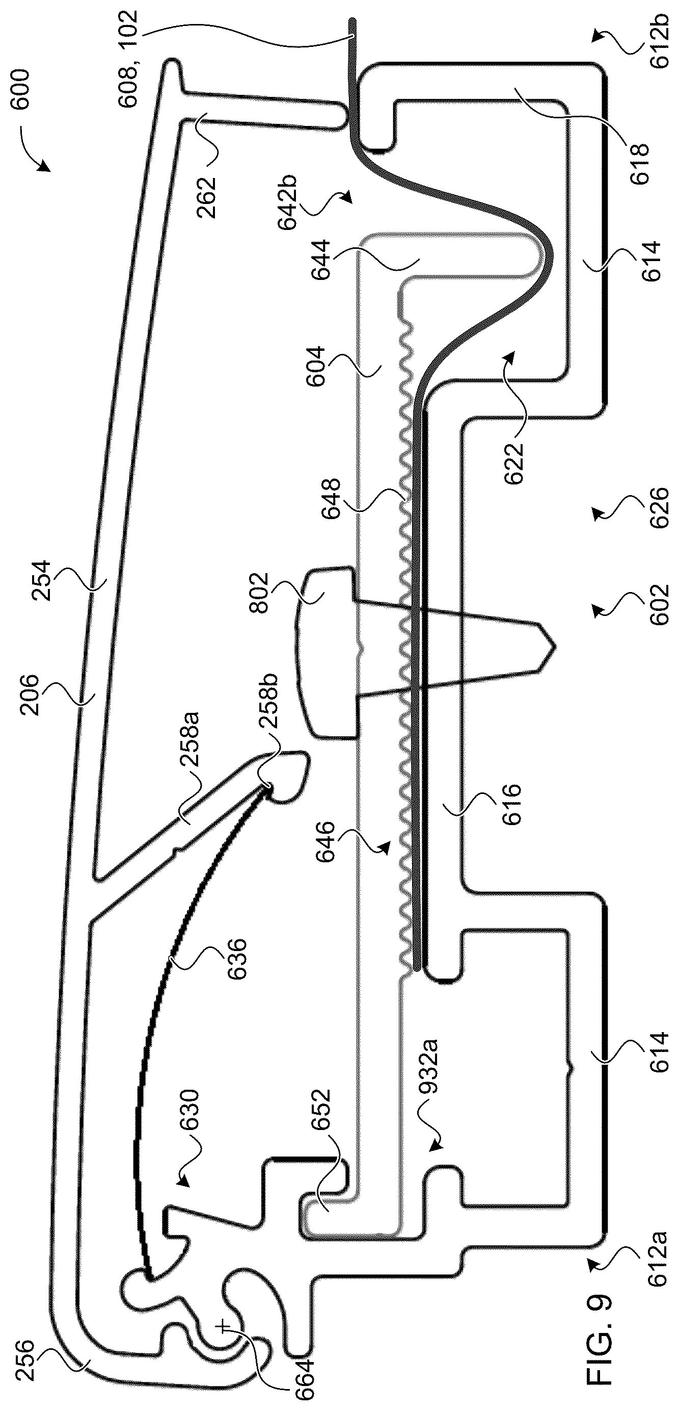 Patent US12307924 Figure 9 – Tensioning frame for sheet media