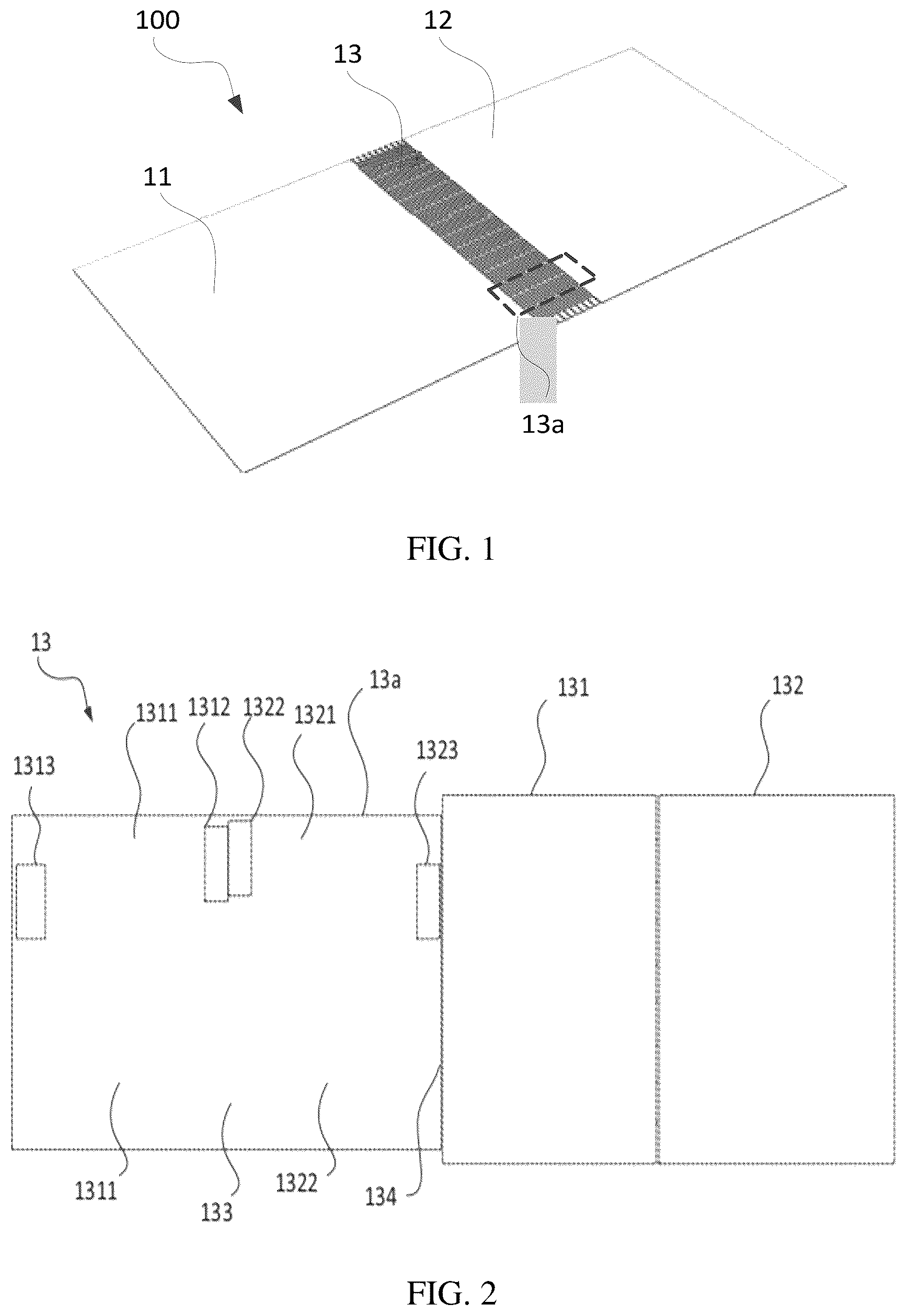 Patent US12307927 — Supporting plate and display module — Figure 1