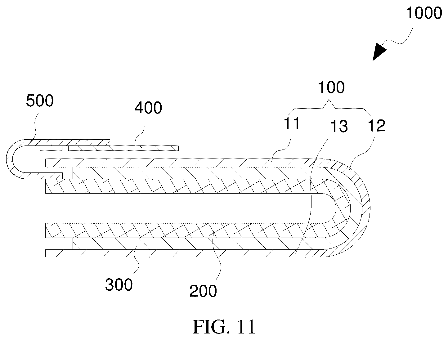 Patent US12307927 Figure 6 – Supporting plate and display module