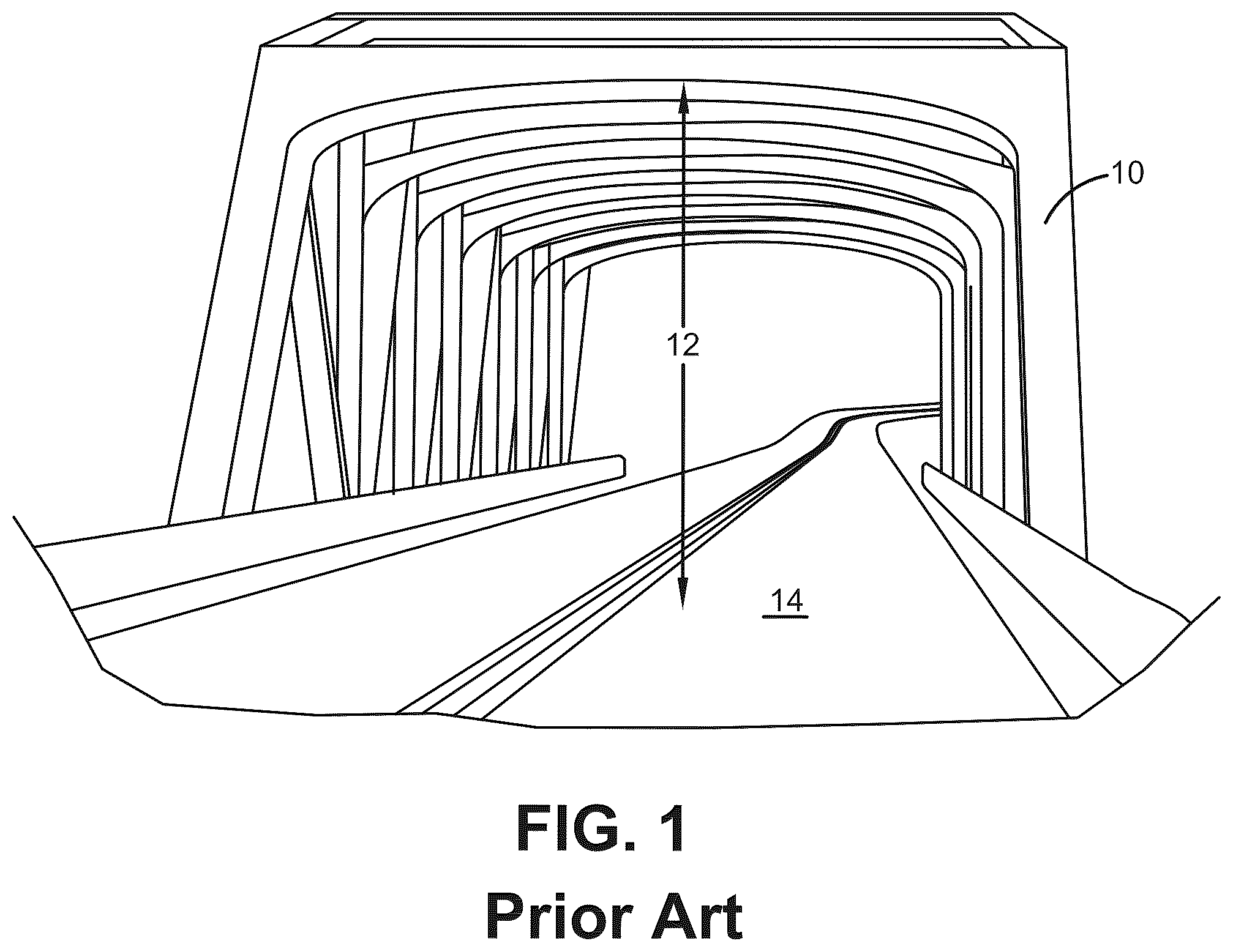 Patent US12307929 Figure 1 – Portable food concession trailer