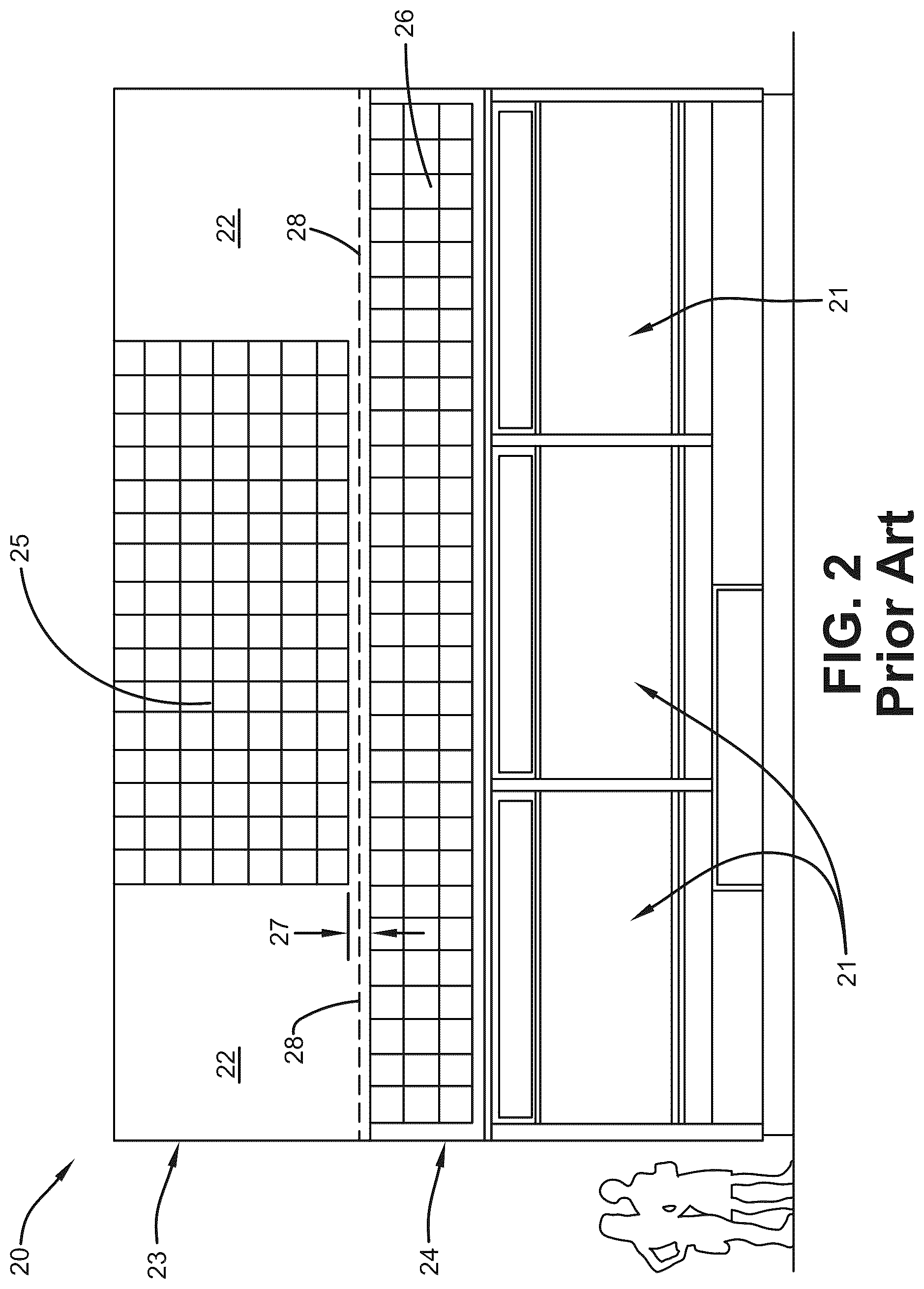 Patent US12307929 Figure 2 – Portable food concession trailer