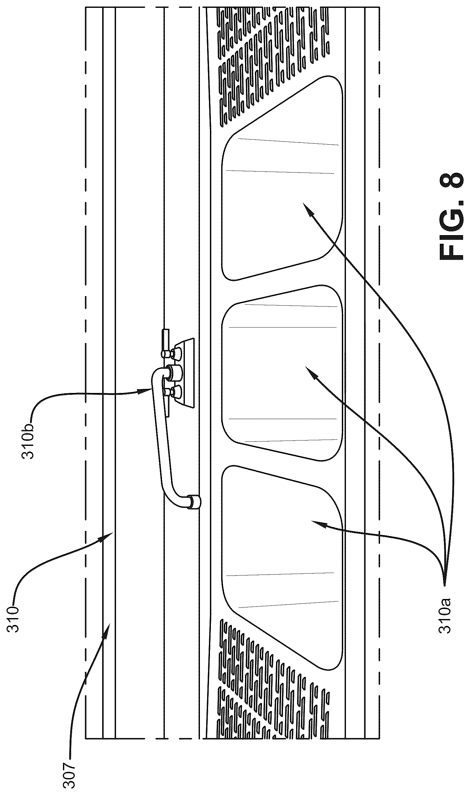 Patent US12307929 Figure 8 – Portable food concession trailer