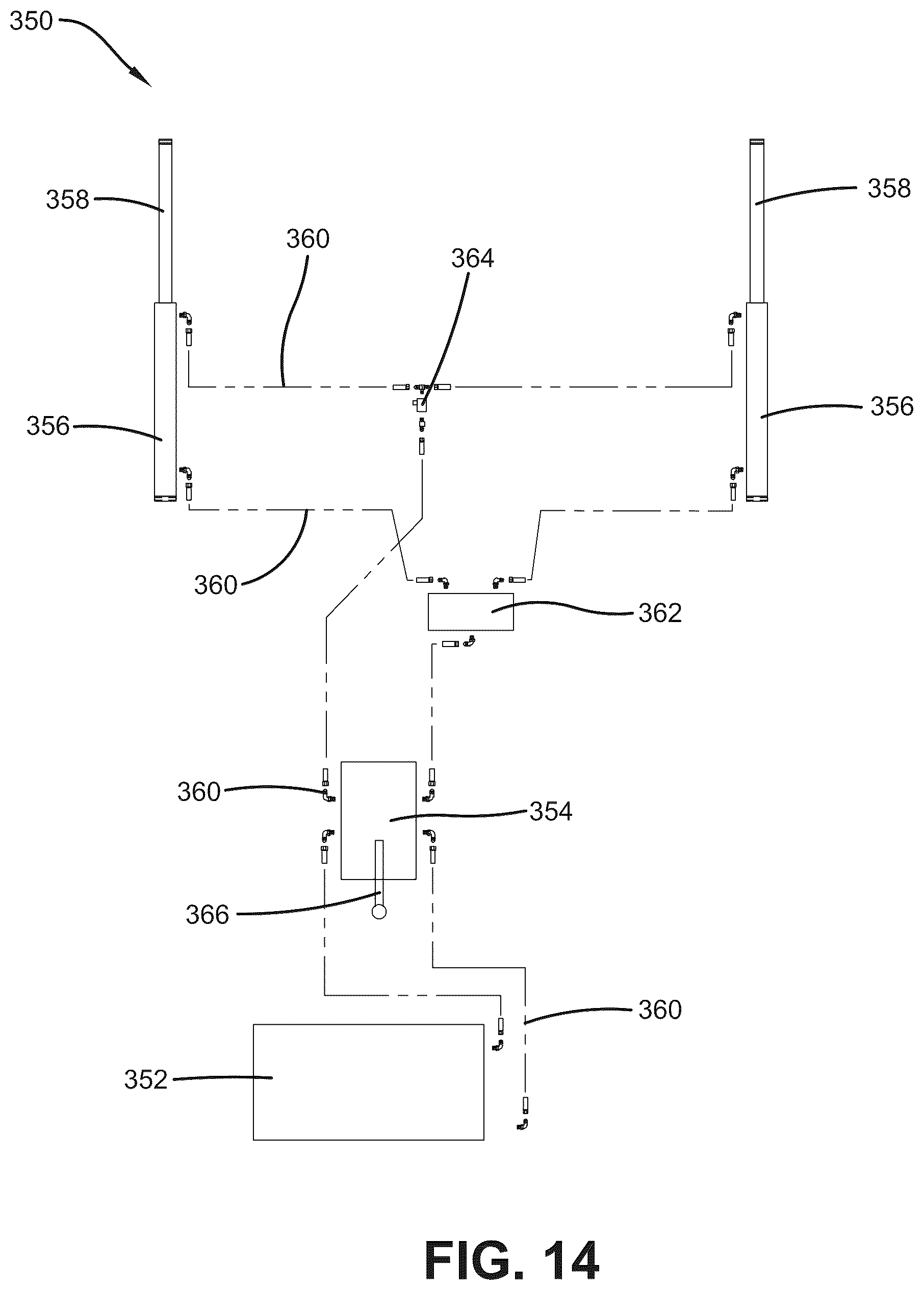 Patent US12307929 Figure 14 – Portable food concession trailer