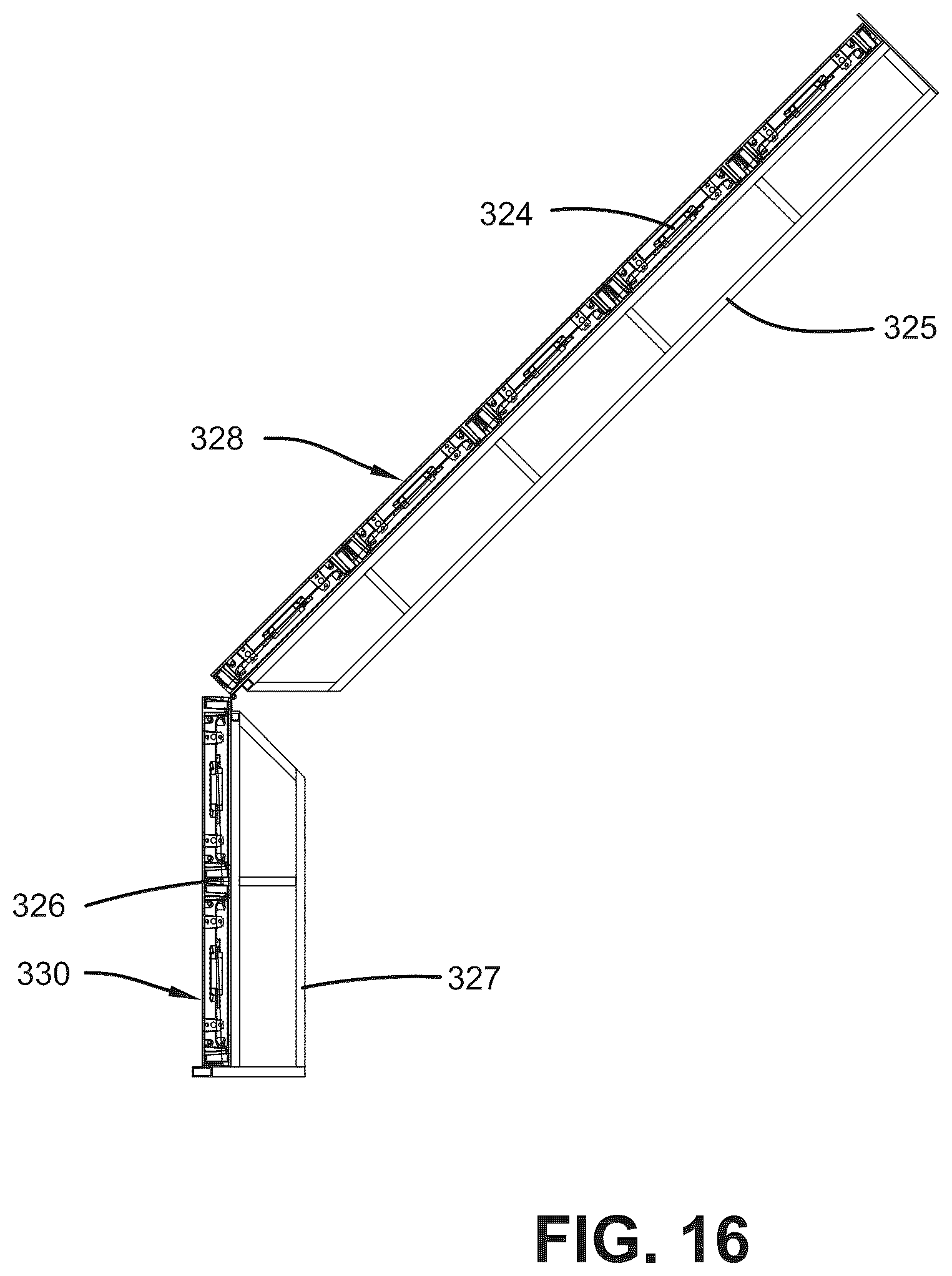 Patent US12307929 Figure 16 – Portable food concession trailer