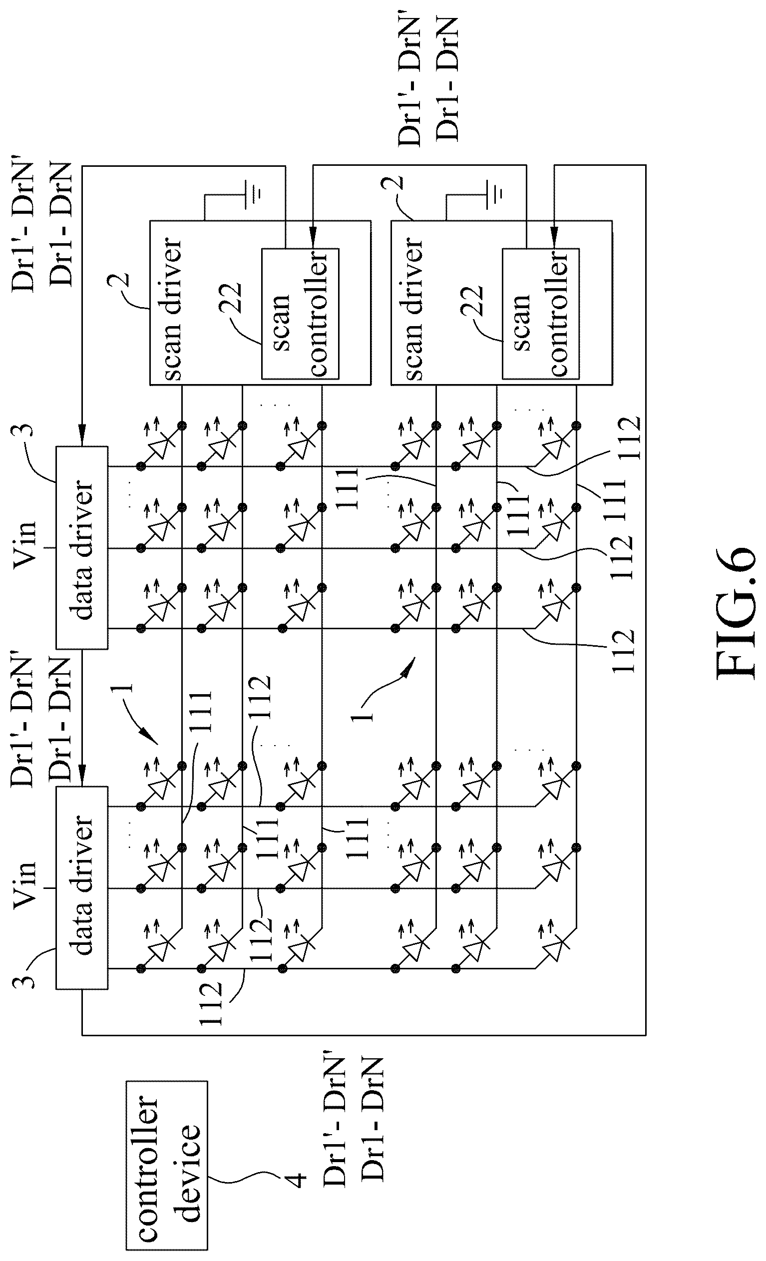 Patent US12307930 Figure 6 – Scan-type display apparatus capable of short circuit detection, and scan driver thereof