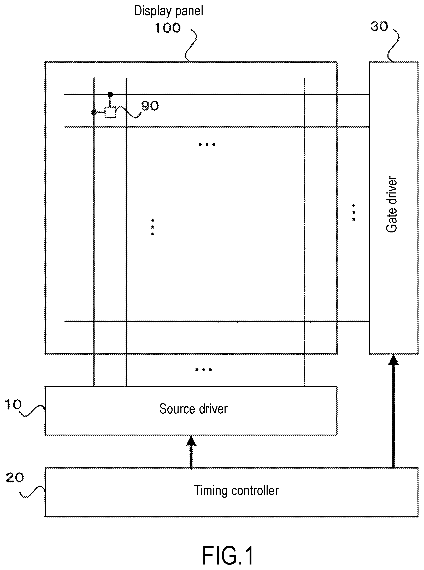 Patent US12307932 Figure 1 – Driver circuit and image display system