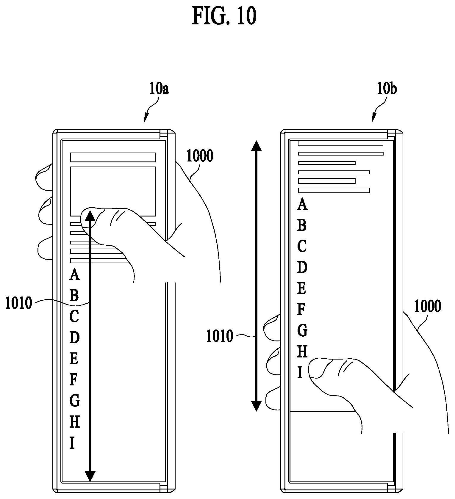 Patent US12307934 Figure 10 – Electronic device with extendable display screen for displaying contents, and control method therefor