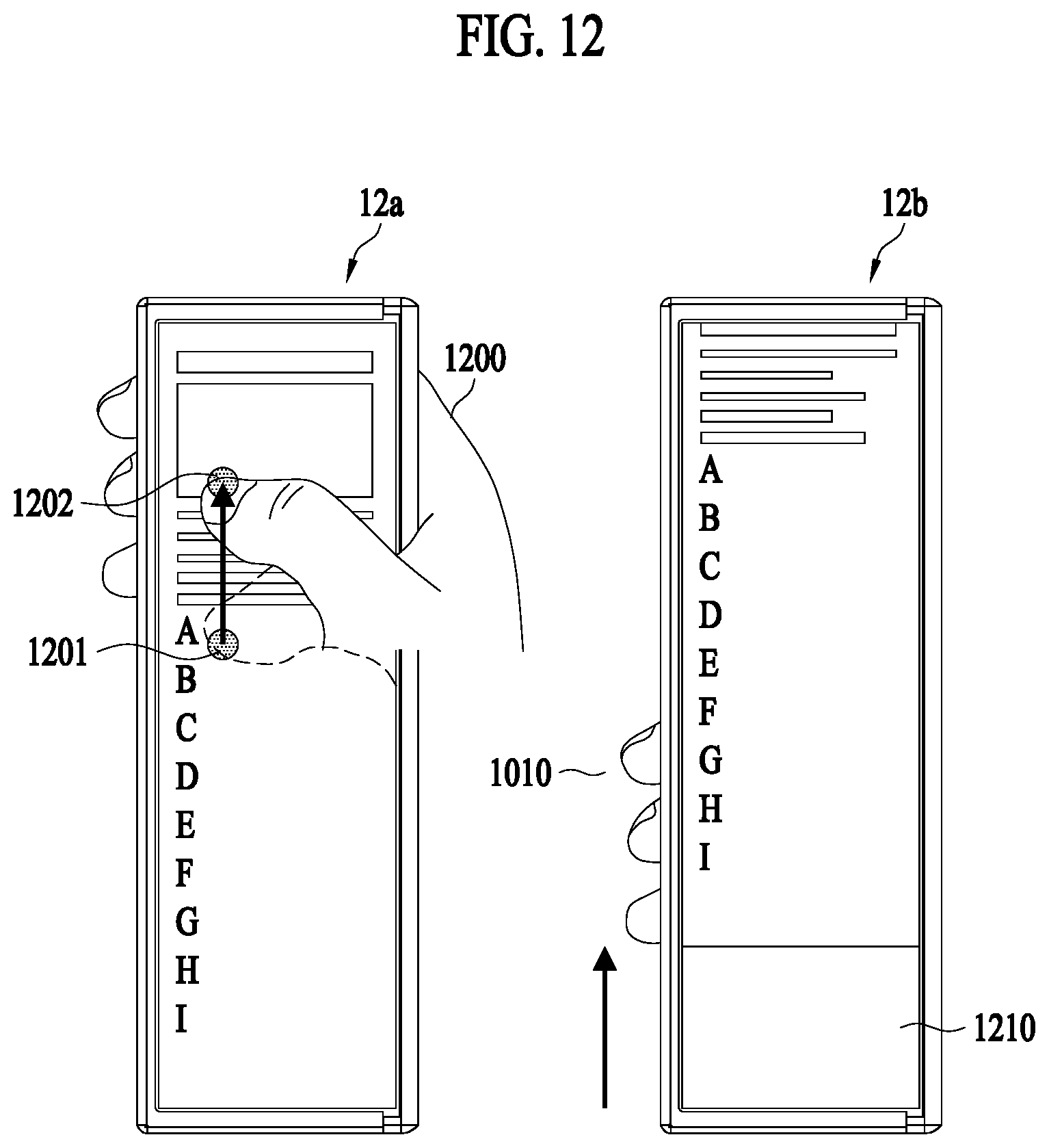 Patent US12307934 Figure 12 – Electronic device with extendable display screen for displaying contents, and control method therefor
