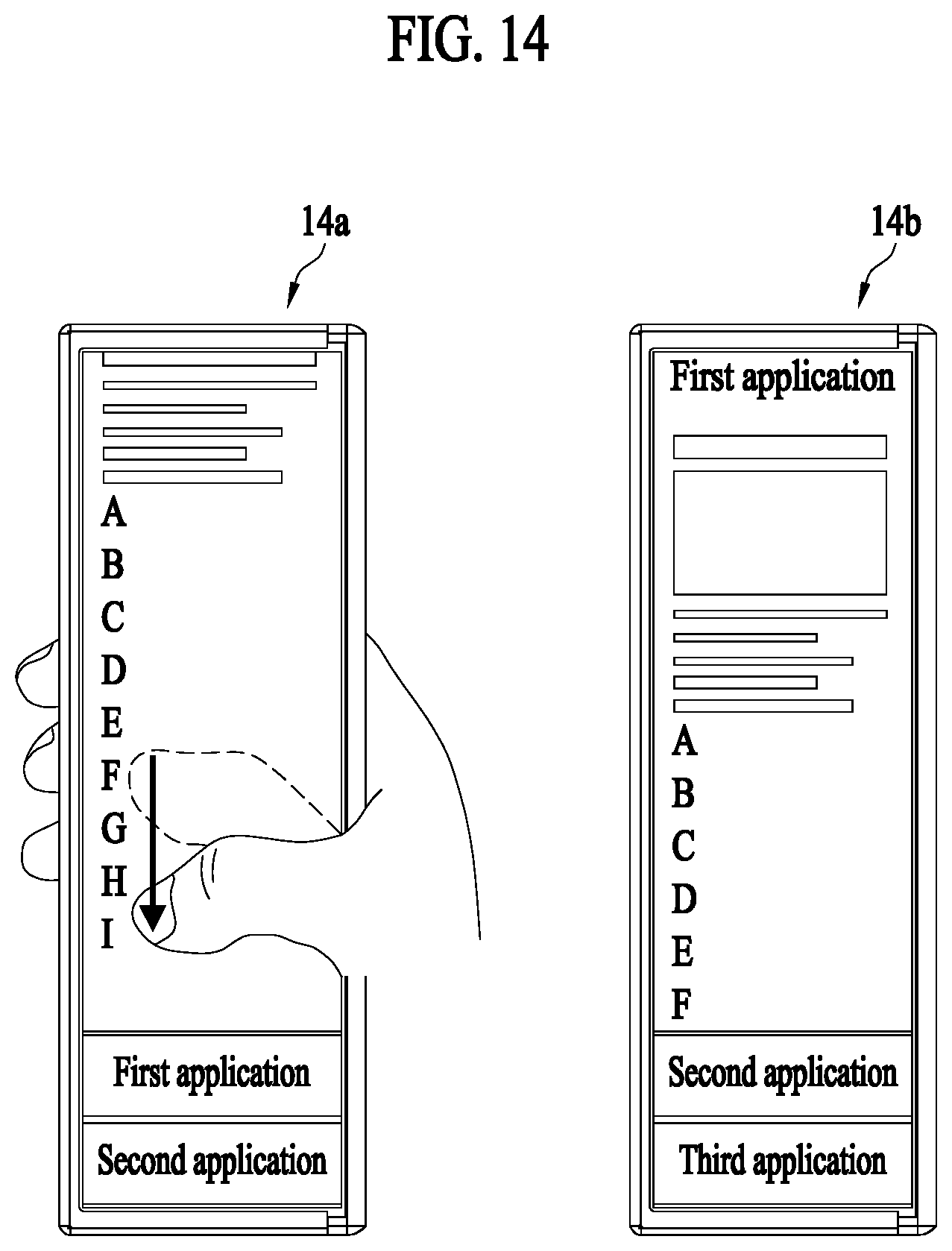Patent US12307934 Figure 14 – Electronic device with extendable display screen for displaying contents, and control method therefor