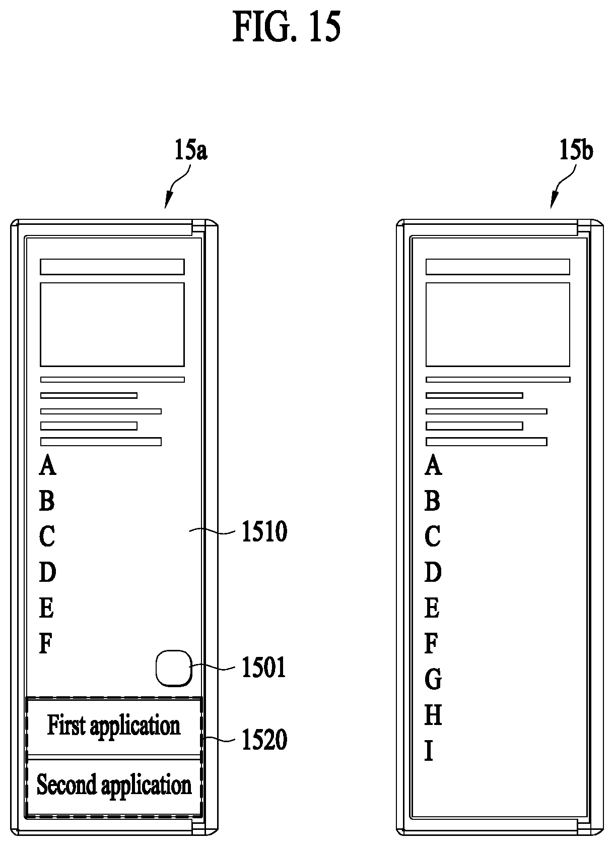 Patent US12307934 Figure 15 – Electronic device with extendable display screen for displaying contents, and control method therefor