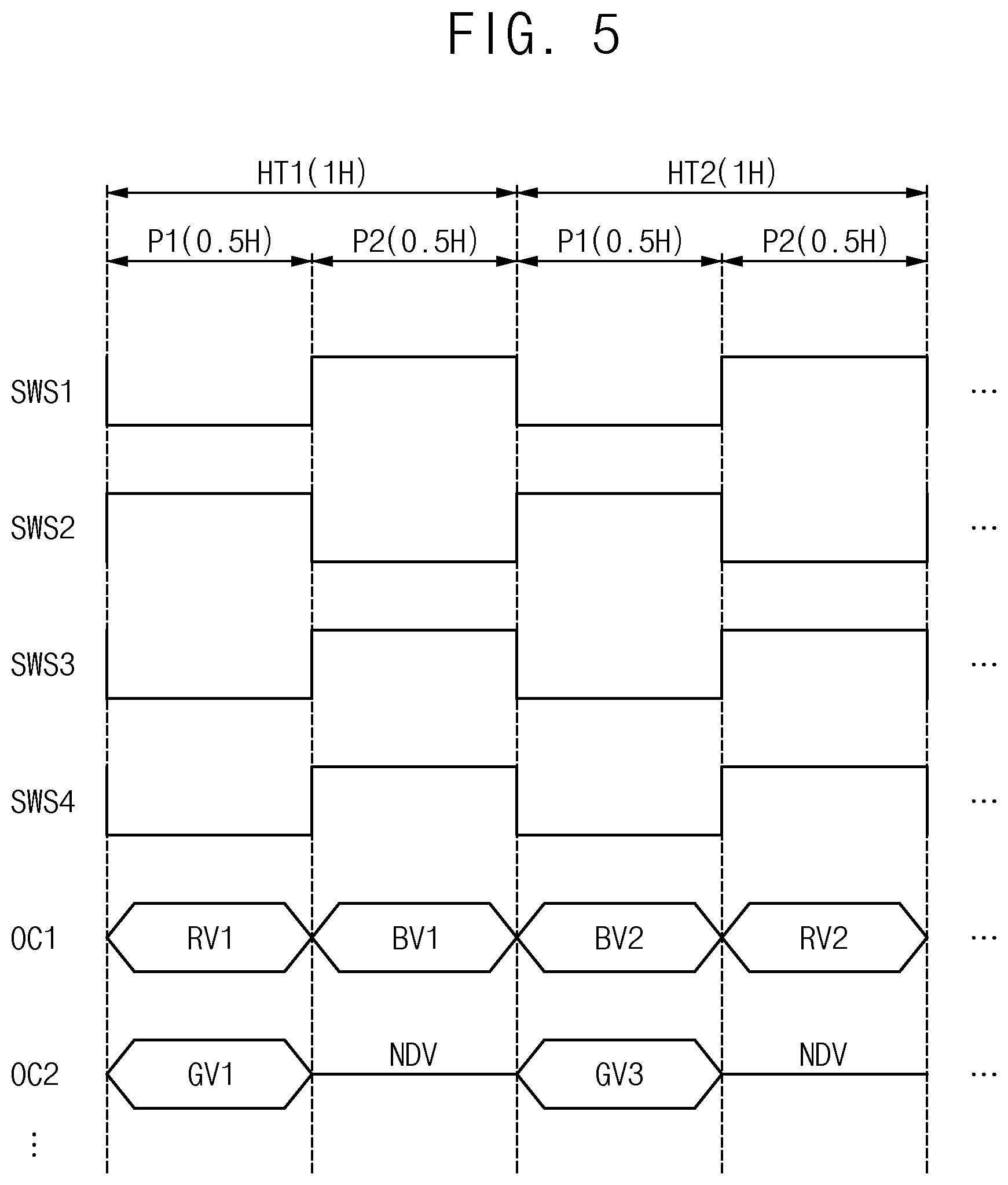 Patent US12307937 Figure 5 – Display device including a demultiplexer circuit