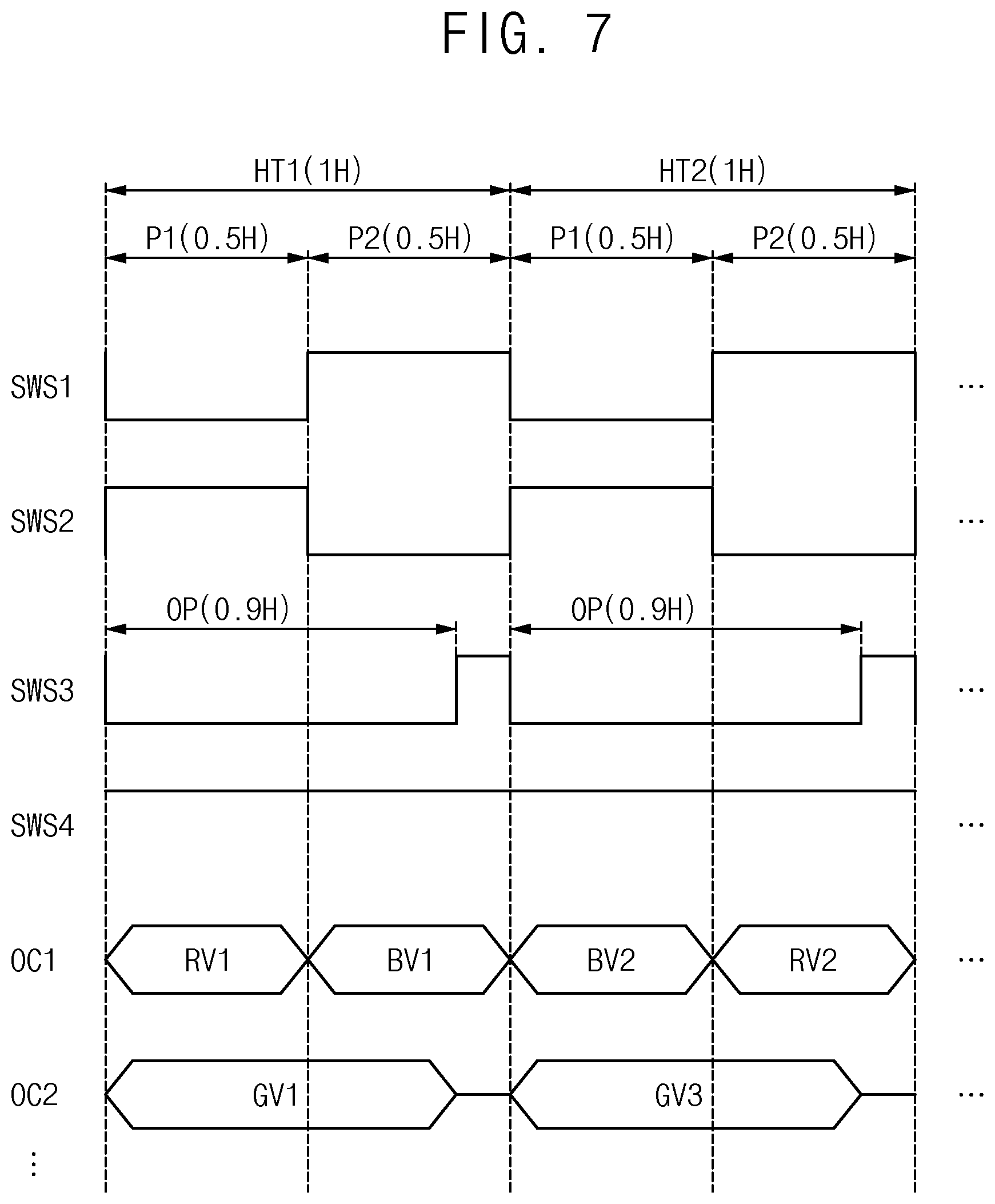 Patent US12307937 Figure 7 – Display device including a demultiplexer circuit