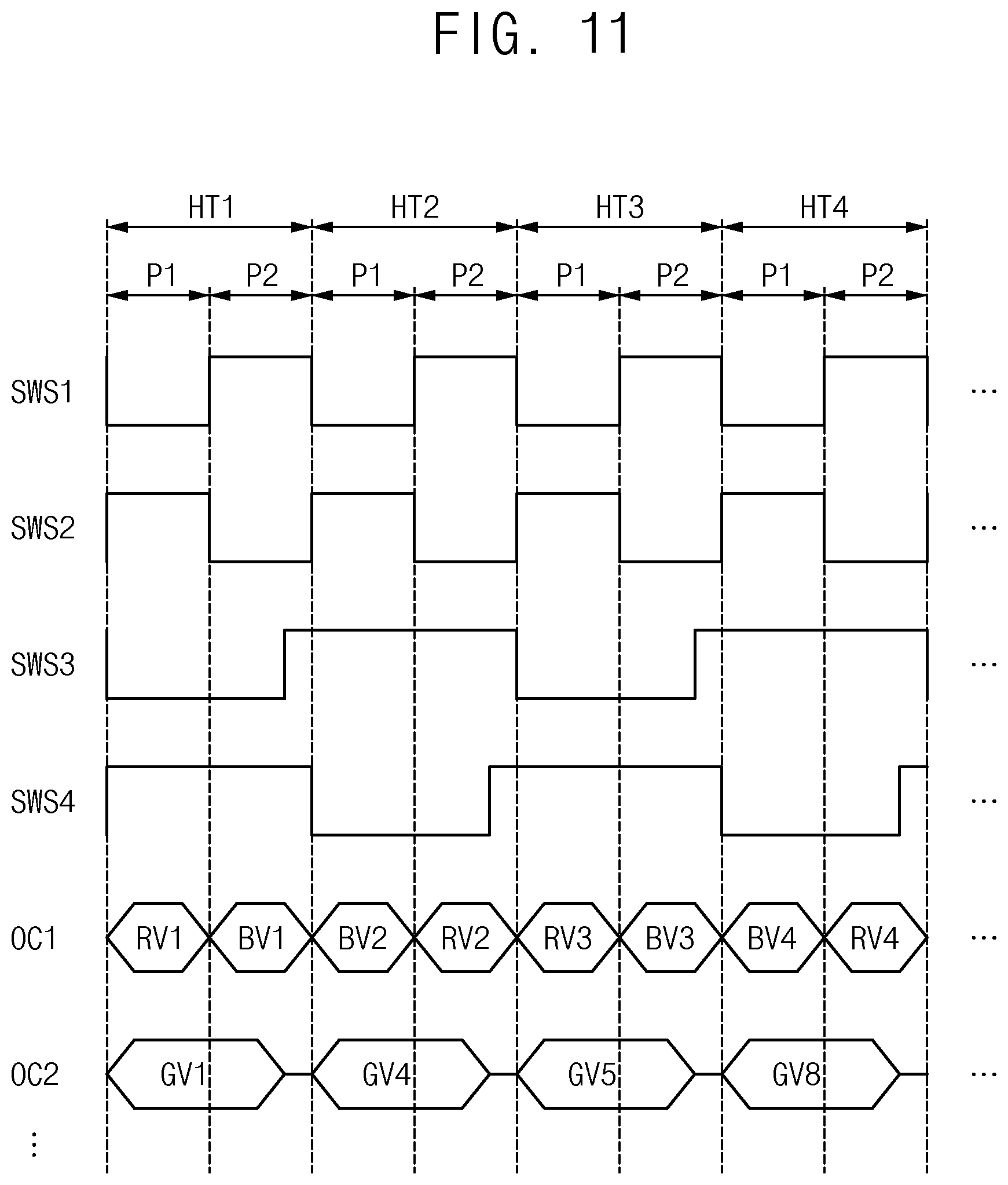 Patent US12307937 Figure 11 – Display device including a demultiplexer circuit