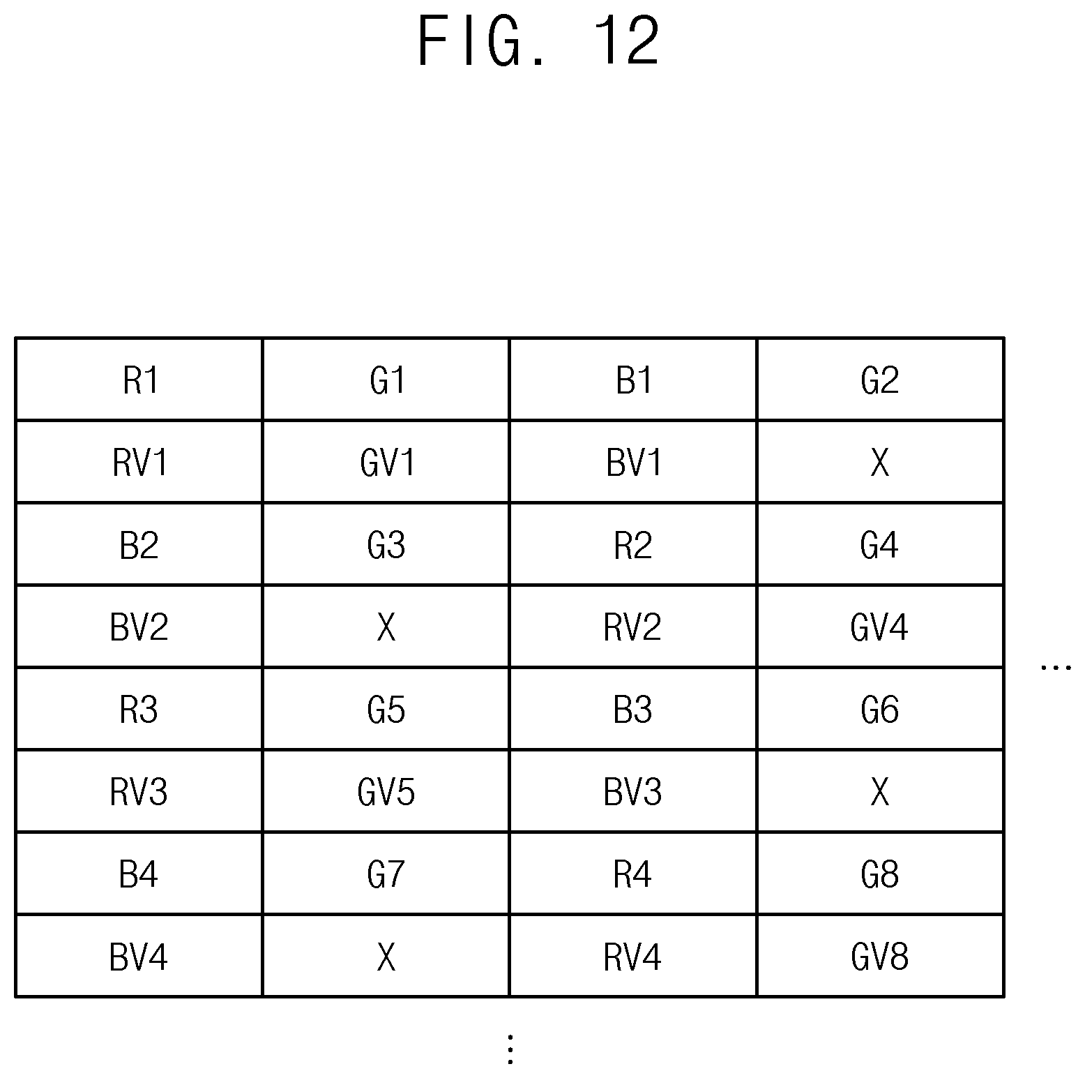 Patent US12307937 Figure 12 – Display device including a demultiplexer circuit