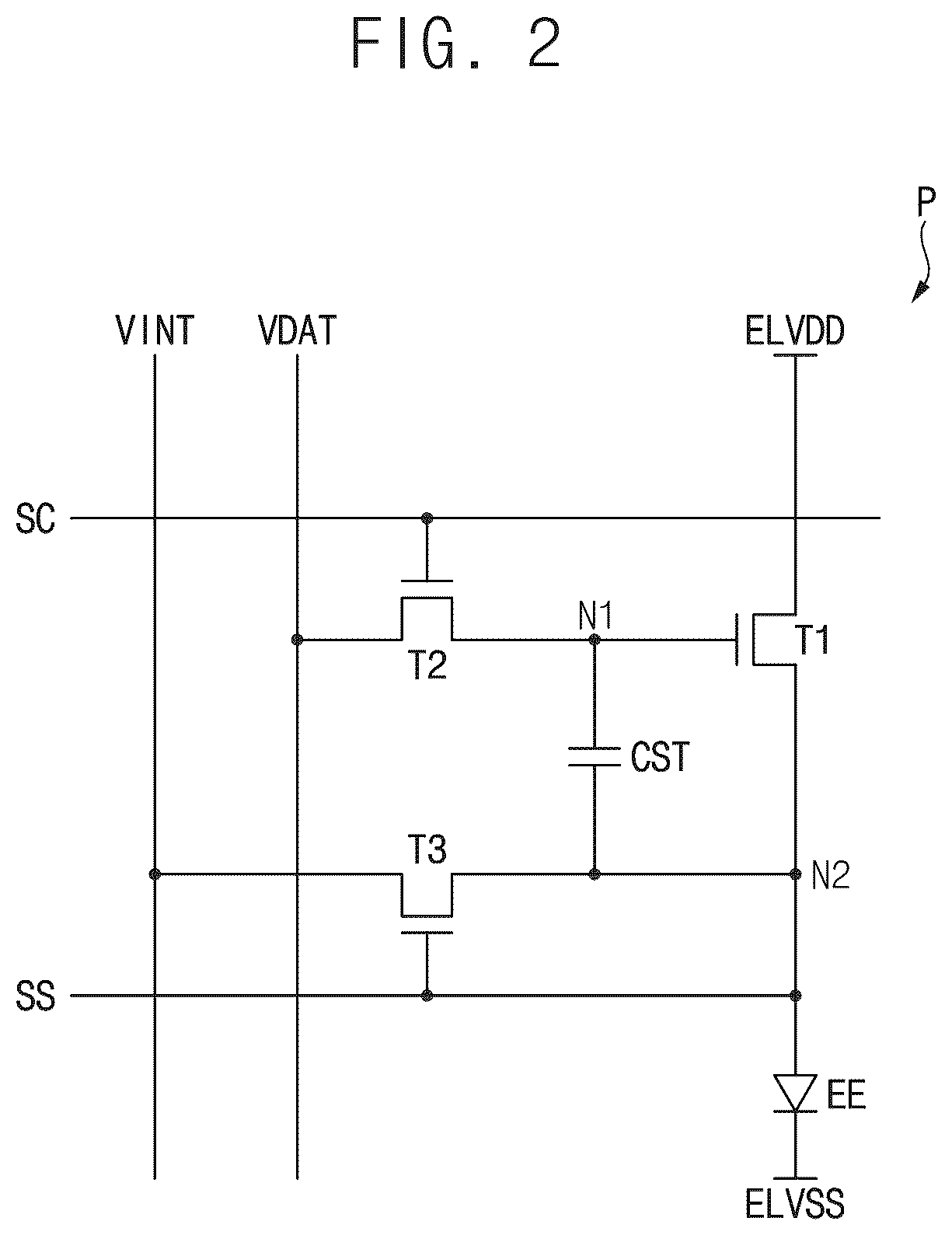 Patent US12307938 Figure 2 – Display apparatus, method of driving display panel using the same and electronic apparatus including the same