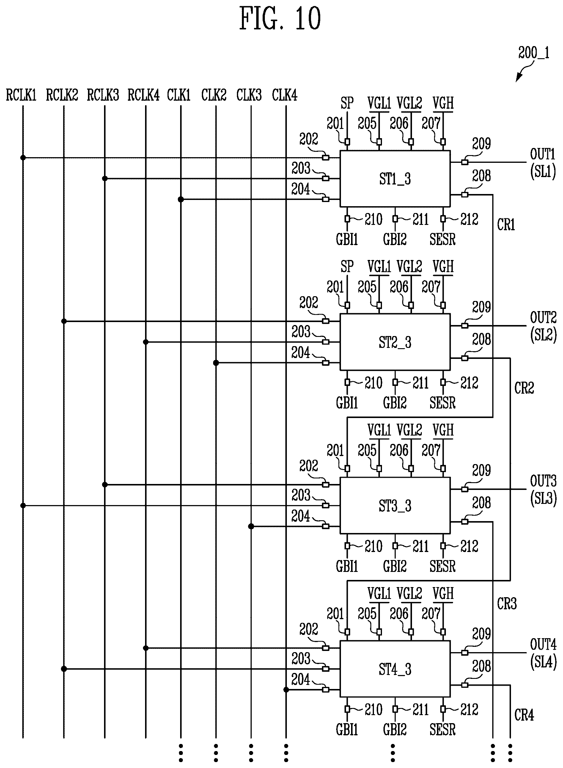 Patent US12307942 Figure 13 – Scan driver