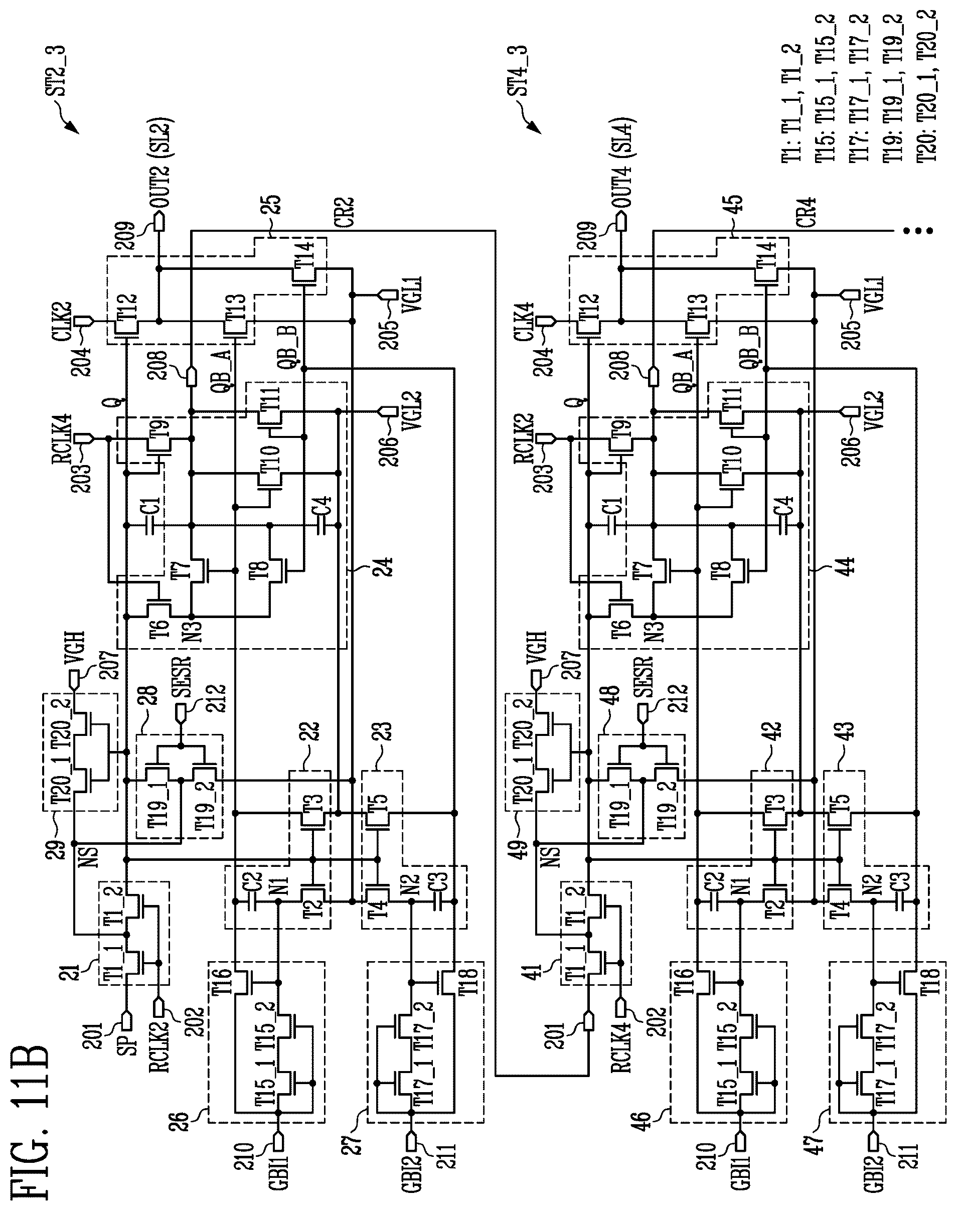 Patent US12307942 Figure 15 – Scan driver