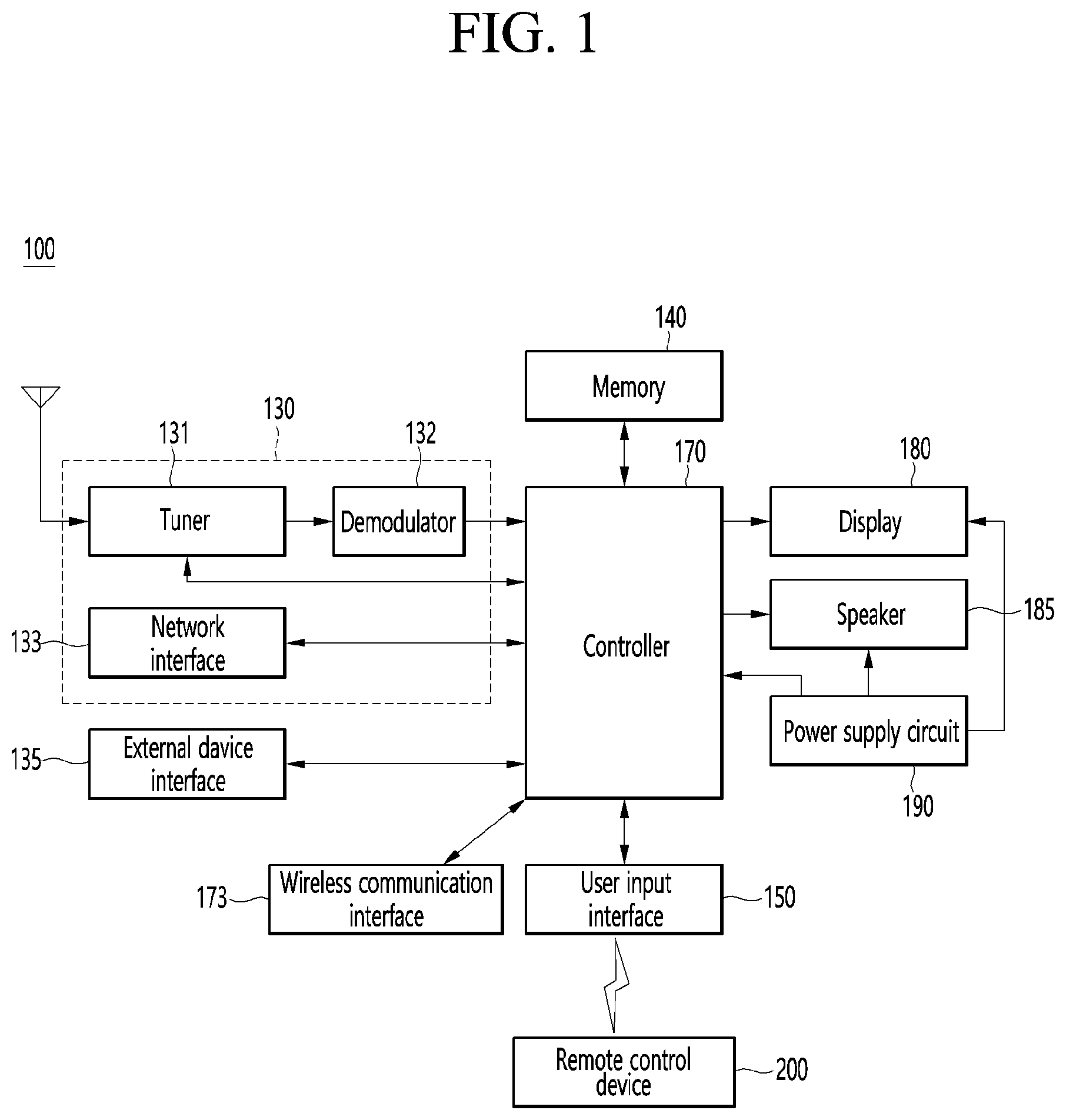 Patent US12307943 Figure 1 – Display device