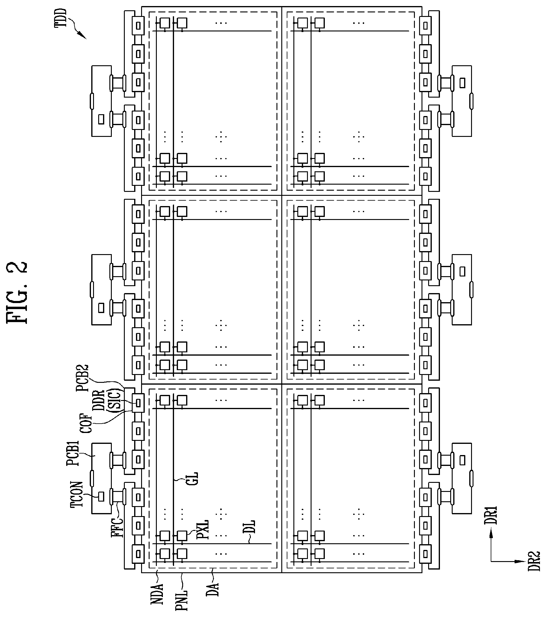 Patent US12307945 Figure 2 – Display device
