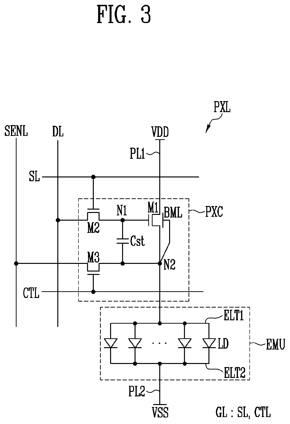 Patent US12307945 Figure 3 – Display device