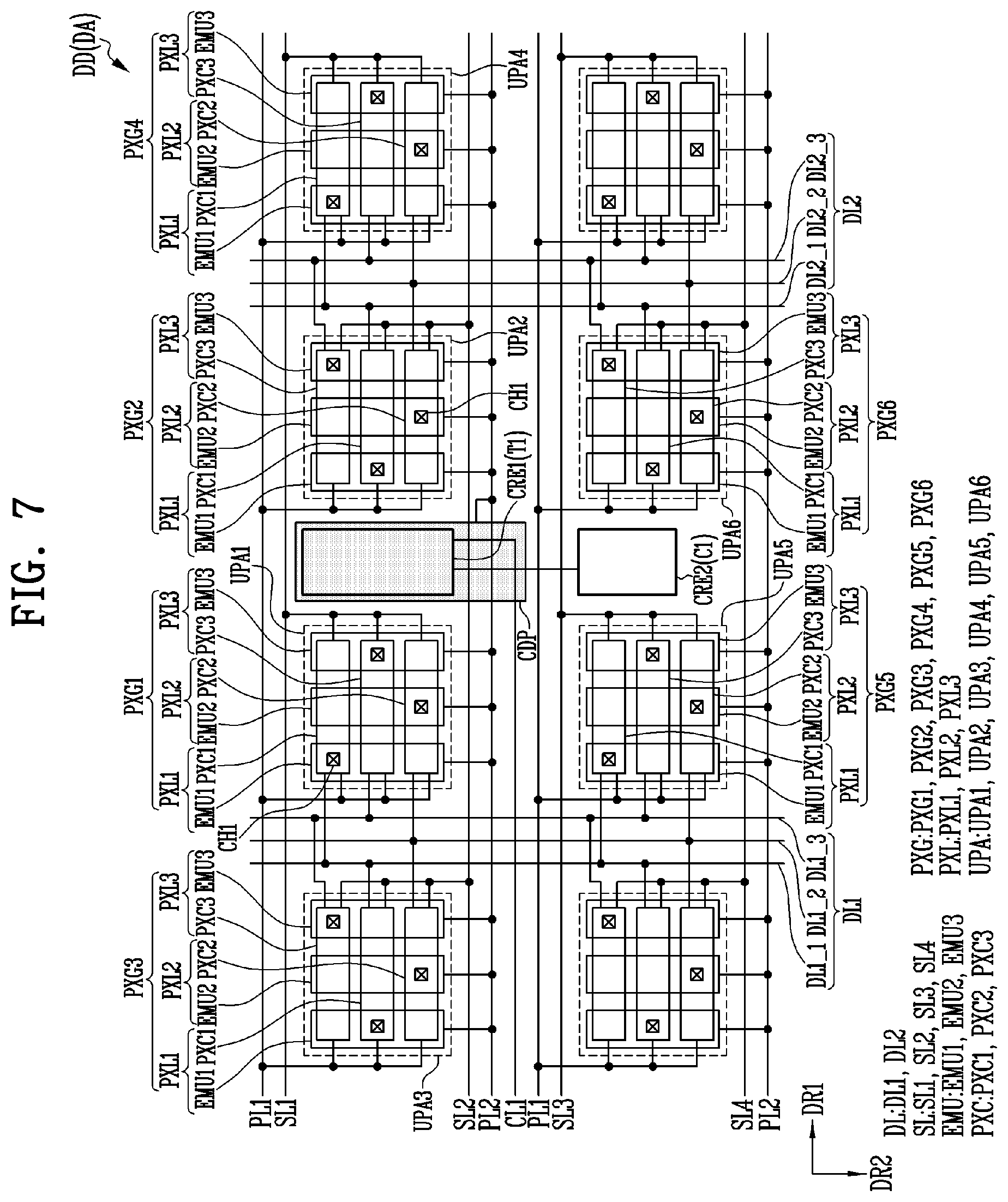 Patent US12307945 Figure 7 – Display device