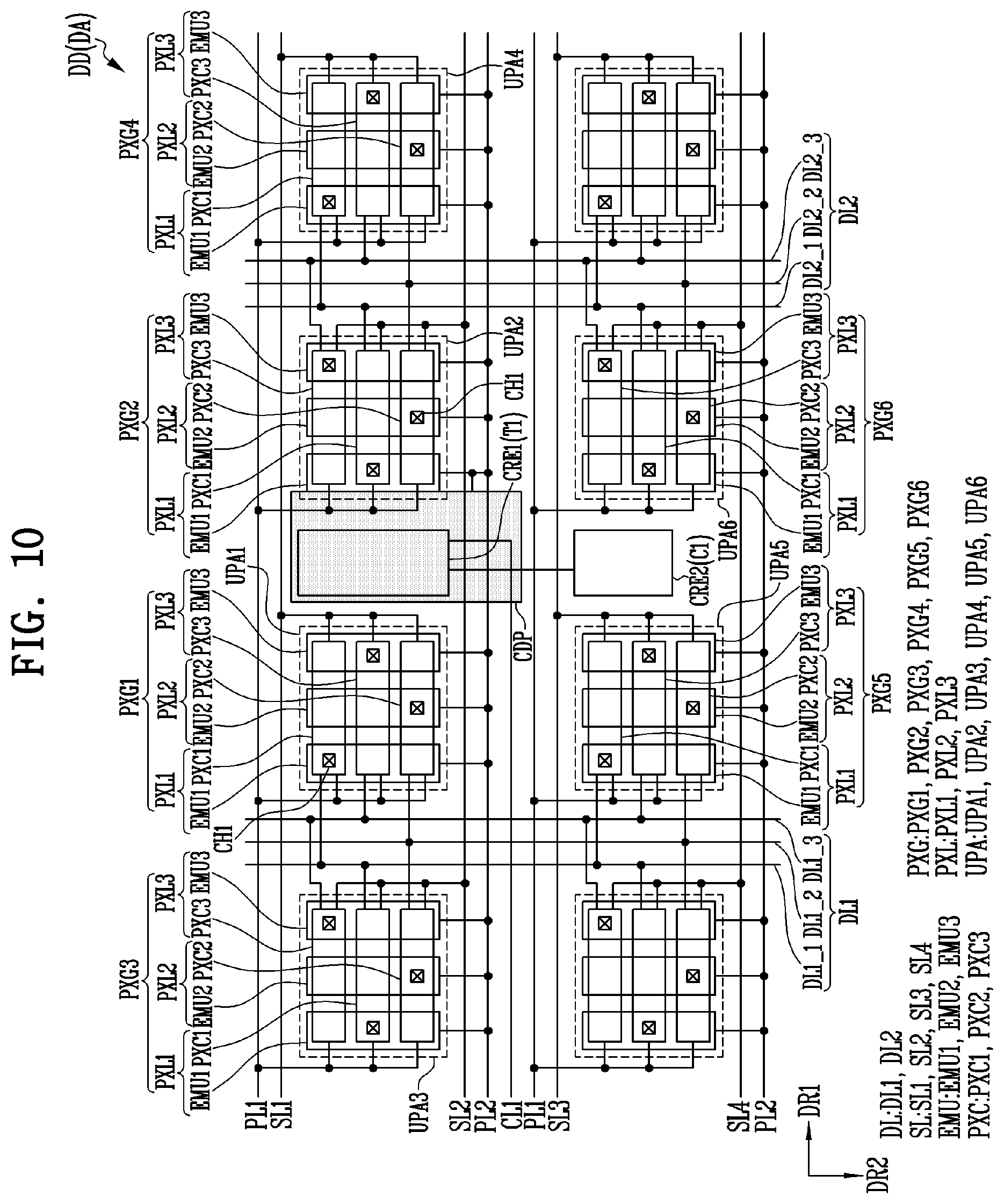 Patent US12307945 Figure 10 – Display device
