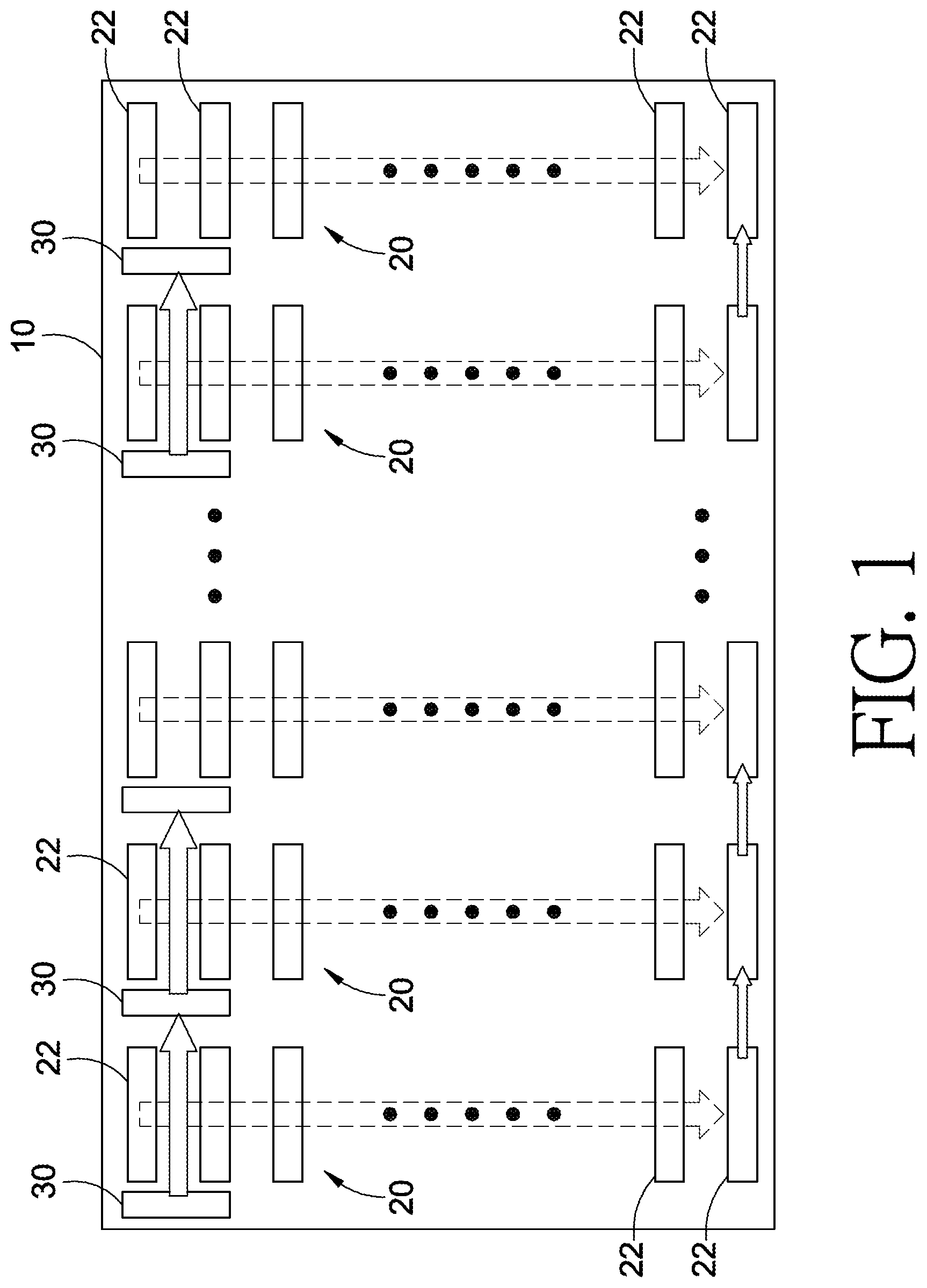 Patent US12307946 — Serially driving structure for display panel — Figure 1