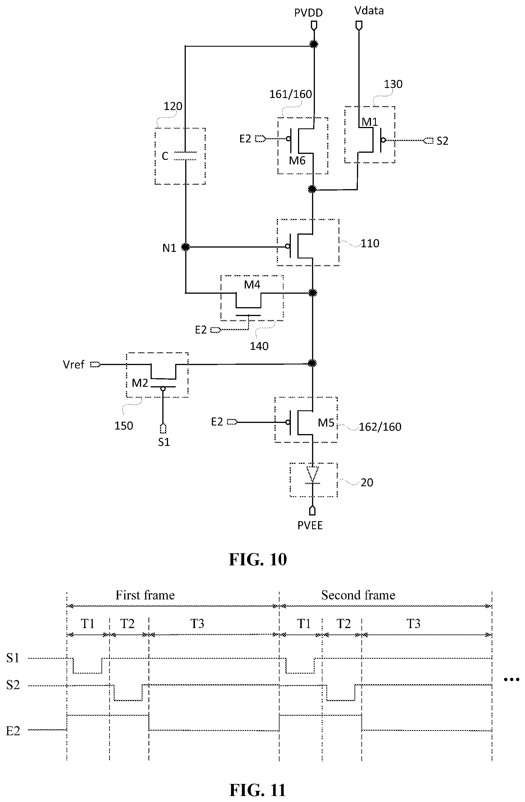 Patent US12307949 Figure 10 – Display panel having pixel driving circuit, driving method thereof and display device