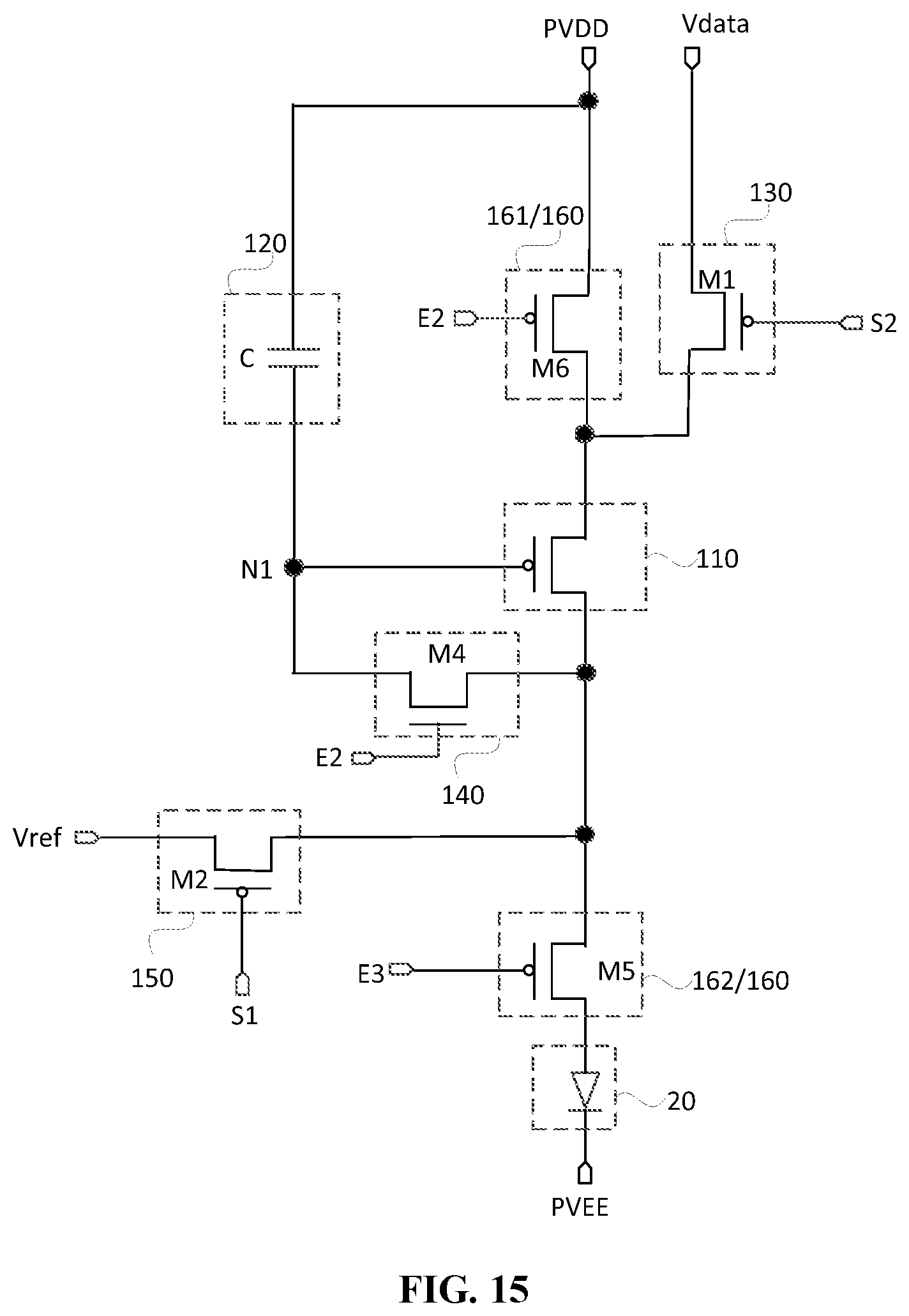 Patent US12307949 Figure 14 – Display panel having pixel driving circuit, driving method thereof and display device