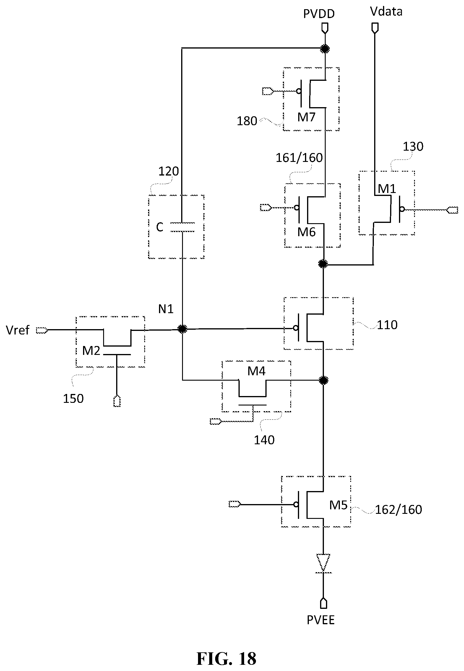 Patent US12307949 Figure 17 – Display panel having pixel driving circuit, driving method thereof and display device