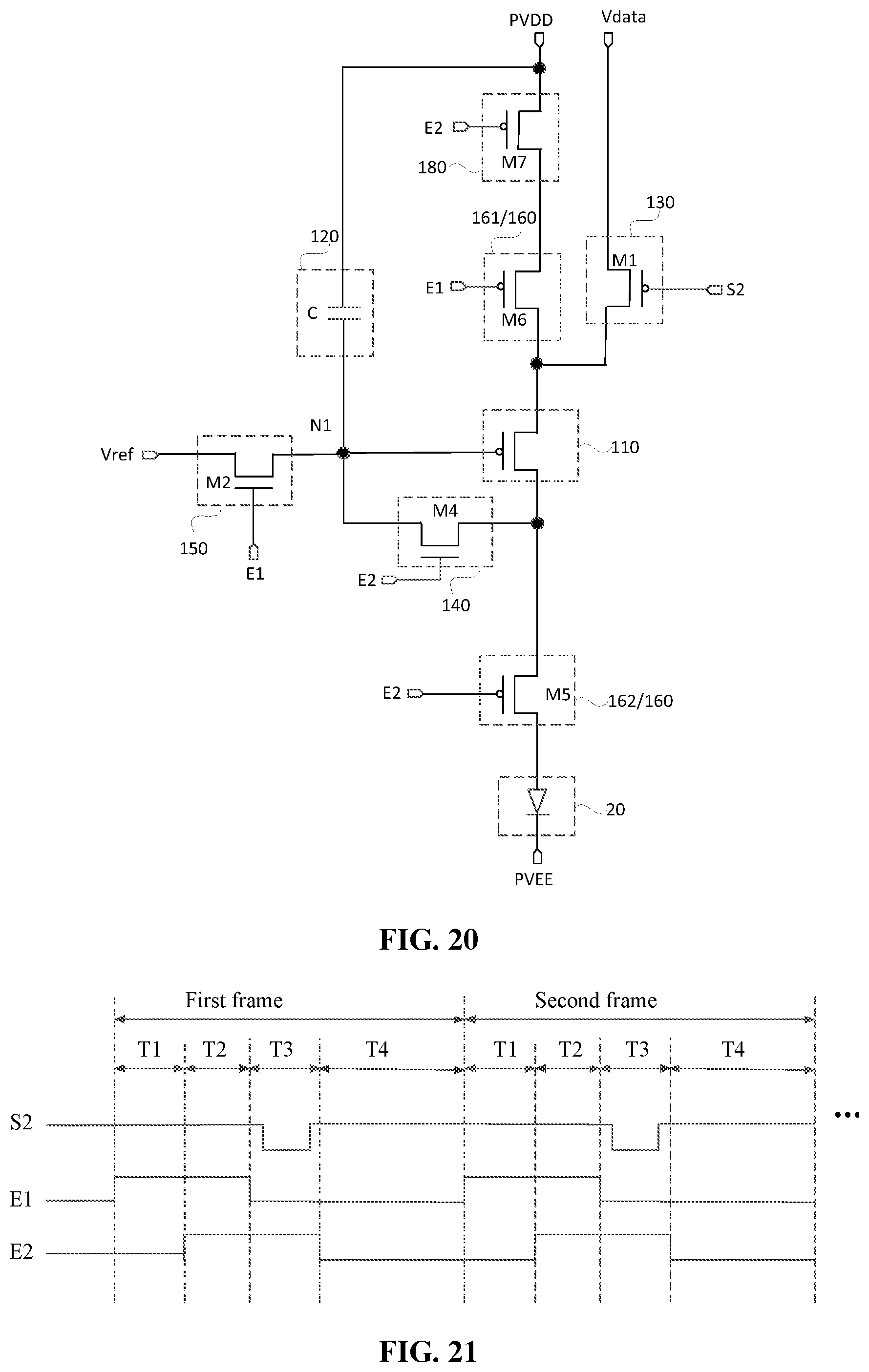 Patent US12307949 Figure 19 – Display panel having pixel driving circuit, driving method thereof and display device
