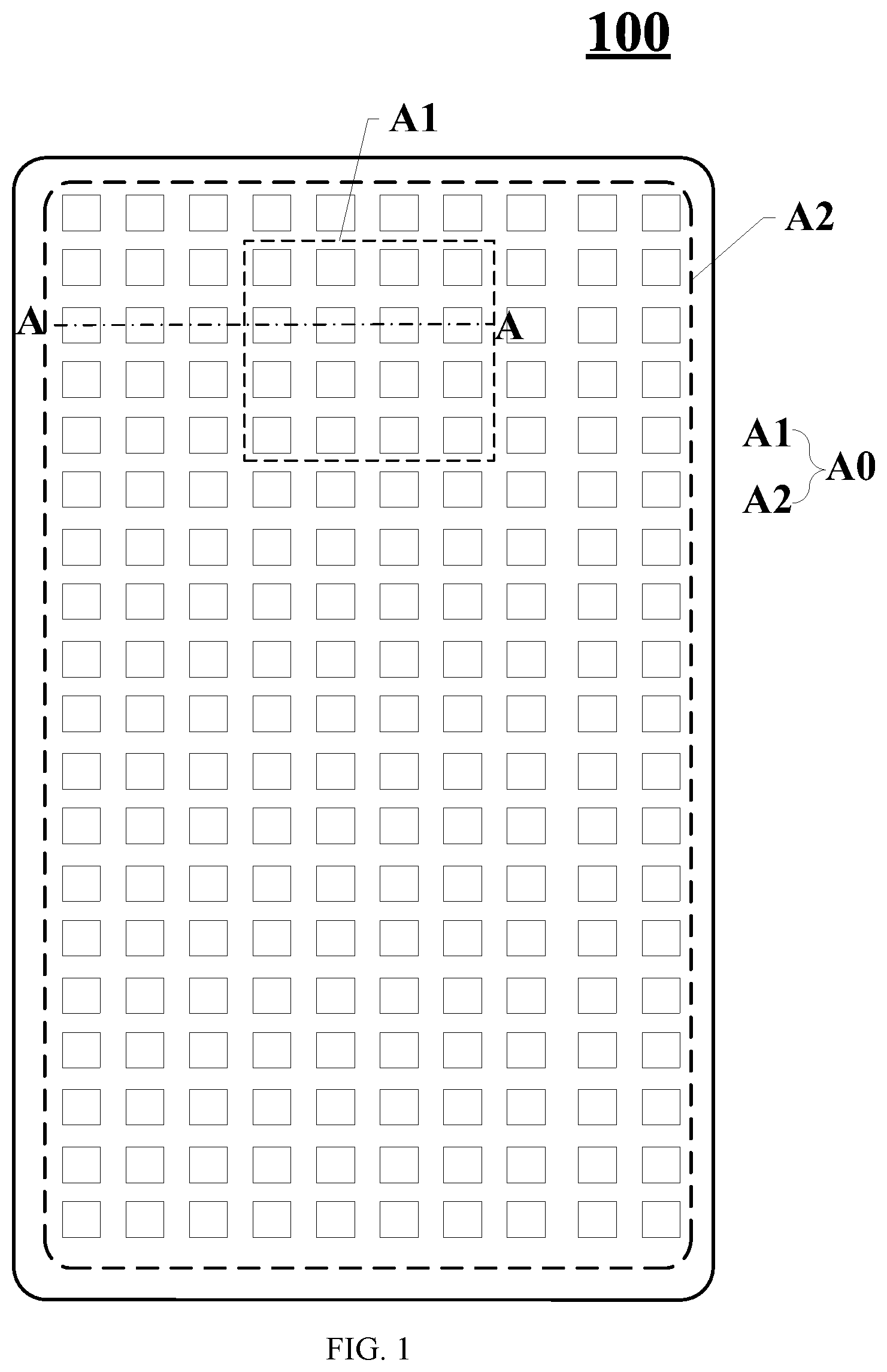 Patent US12307951 Figure 1 – Display panel, display device, and optical compensation method