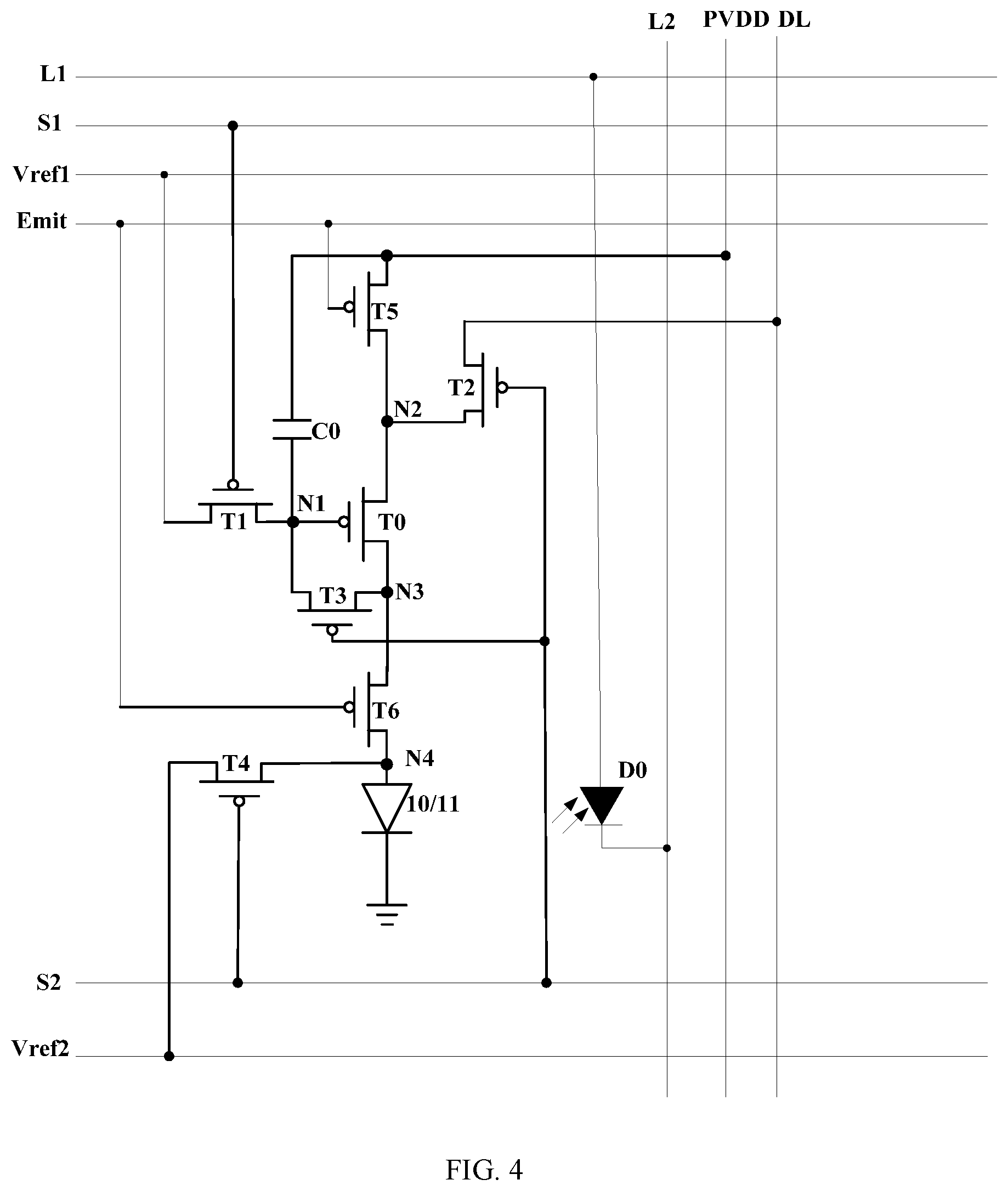 Patent US12307951 Figure 3 – Display panel, display device, and optical compensation method
