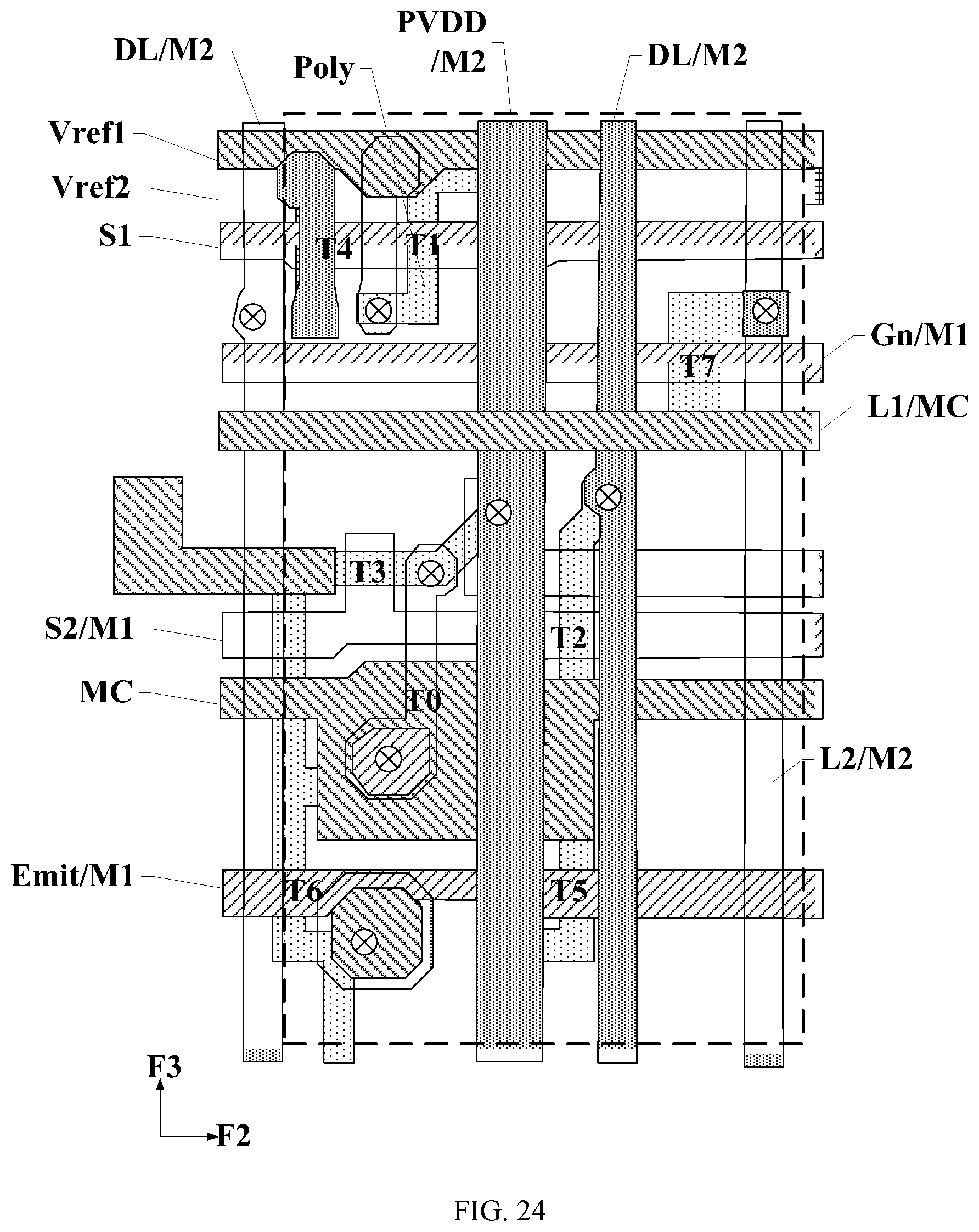 Patent US12307951 Figure 15 – Display panel, display device, and optical compensation method