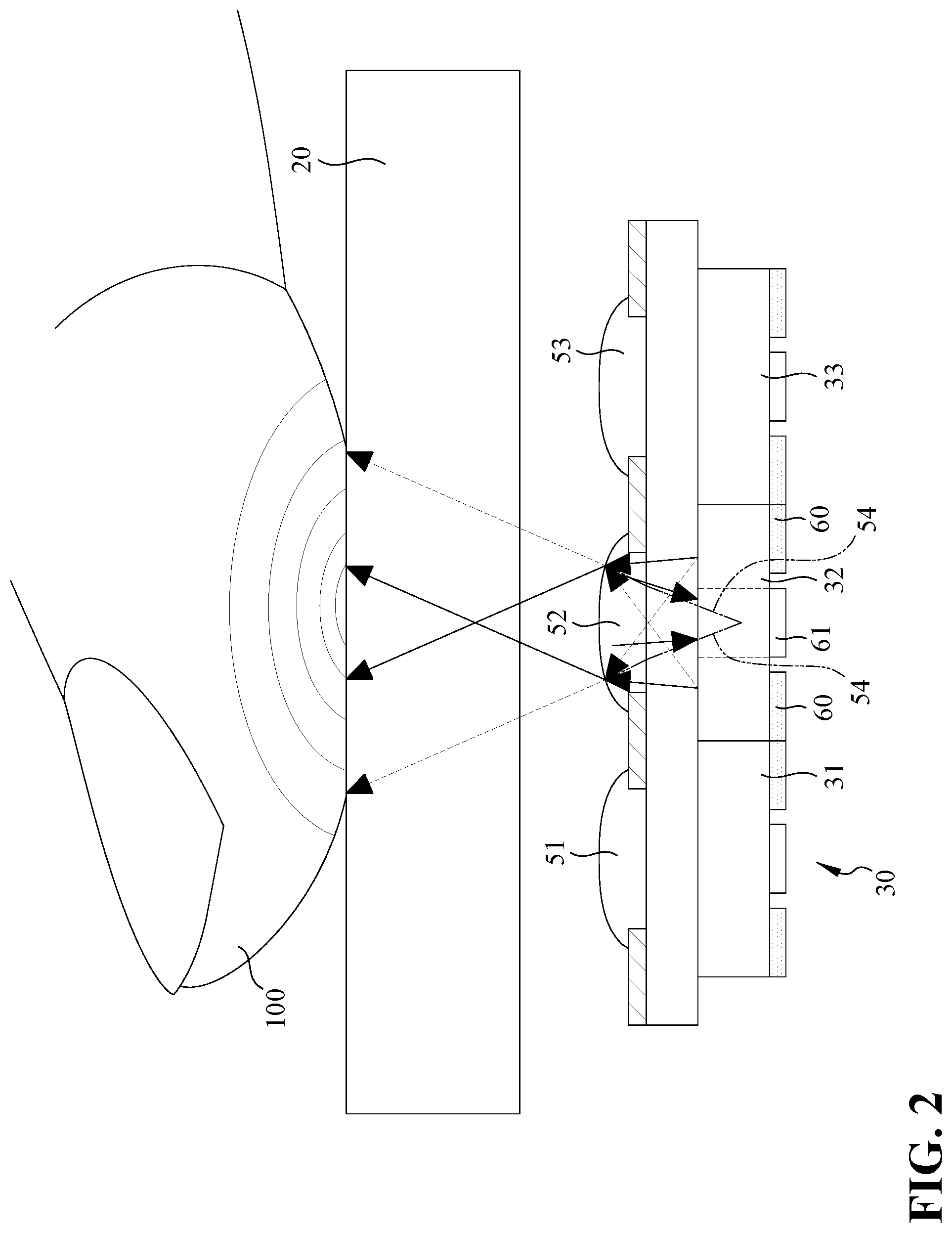 Patent US12307954 Figure 2 – Full-screen display device with unit pixel having function for emitting and receiving light