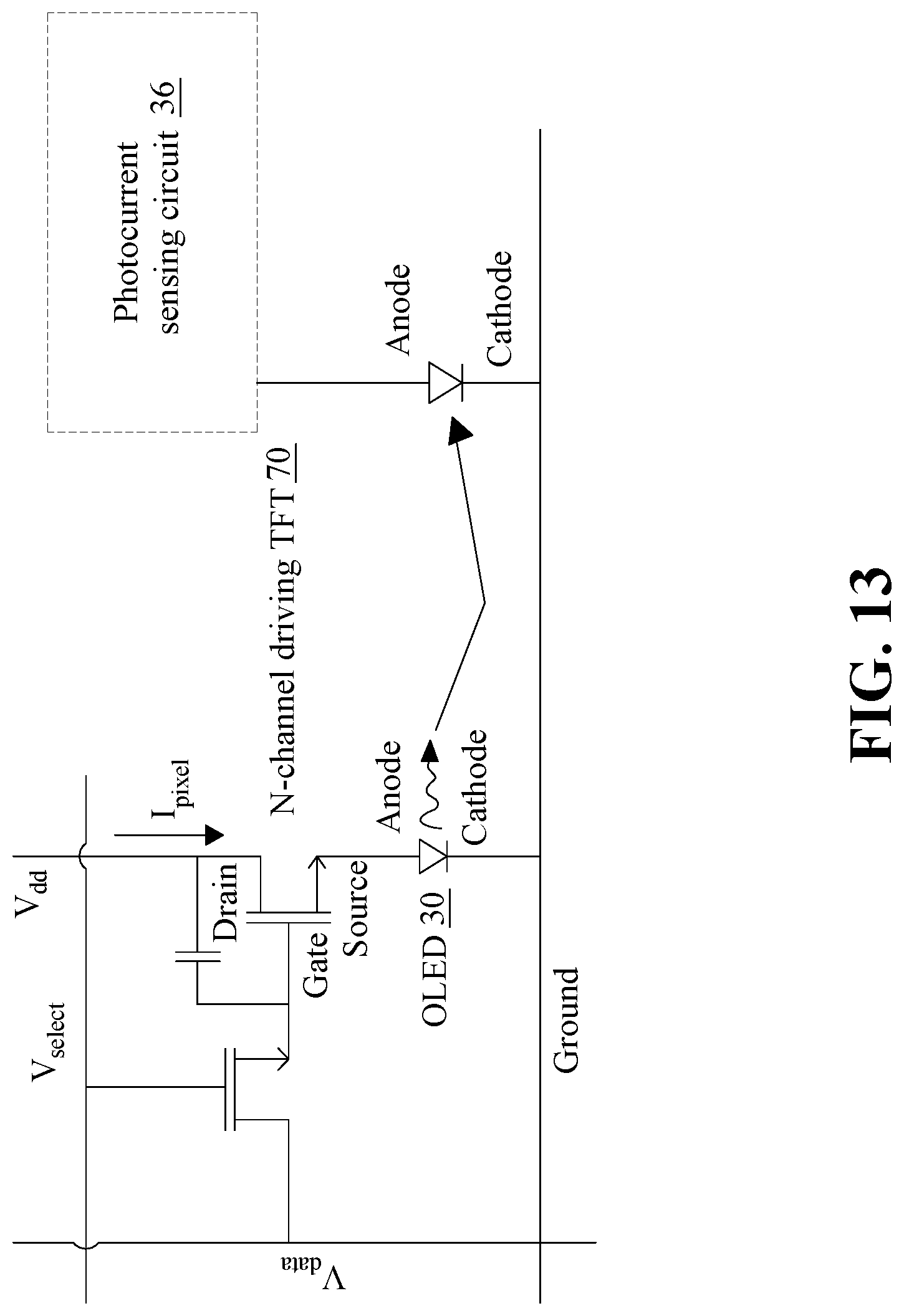 Patent US12307954 Figure 15 – Full-screen display device with unit pixel having function for emitting and receiving light