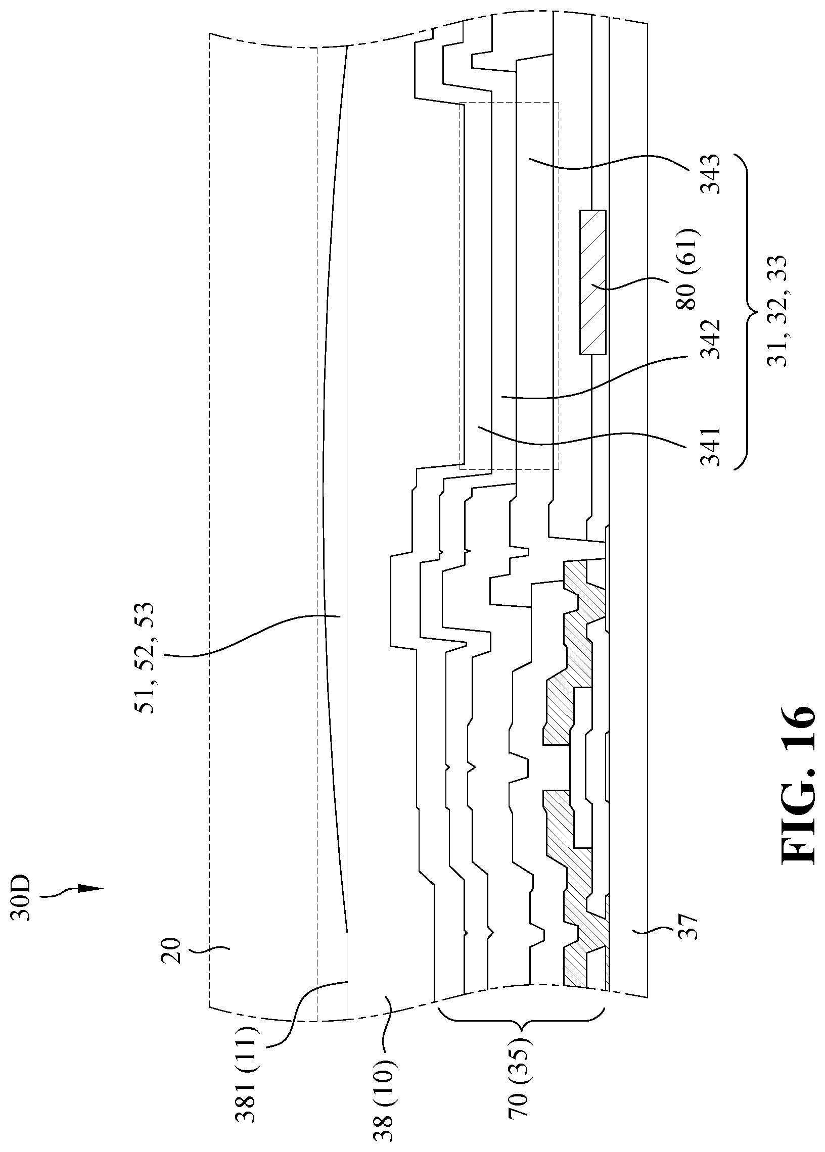Patent US12307954 Figure 18 – Full-screen display device with unit pixel having function for emitting and receiving light
