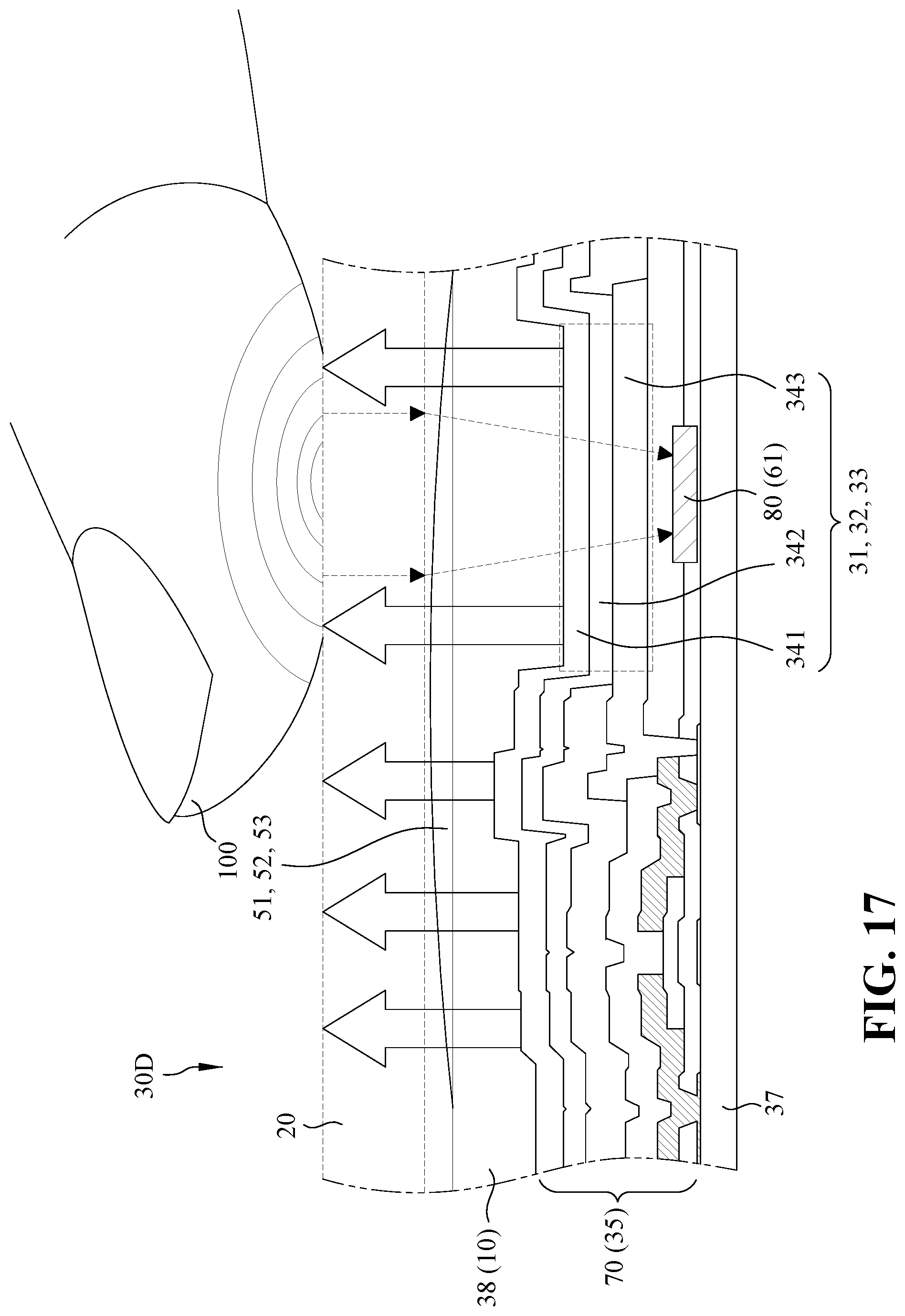 Patent US12307954 Figure 19 – Full-screen display device with unit pixel having function for emitting and receiving light