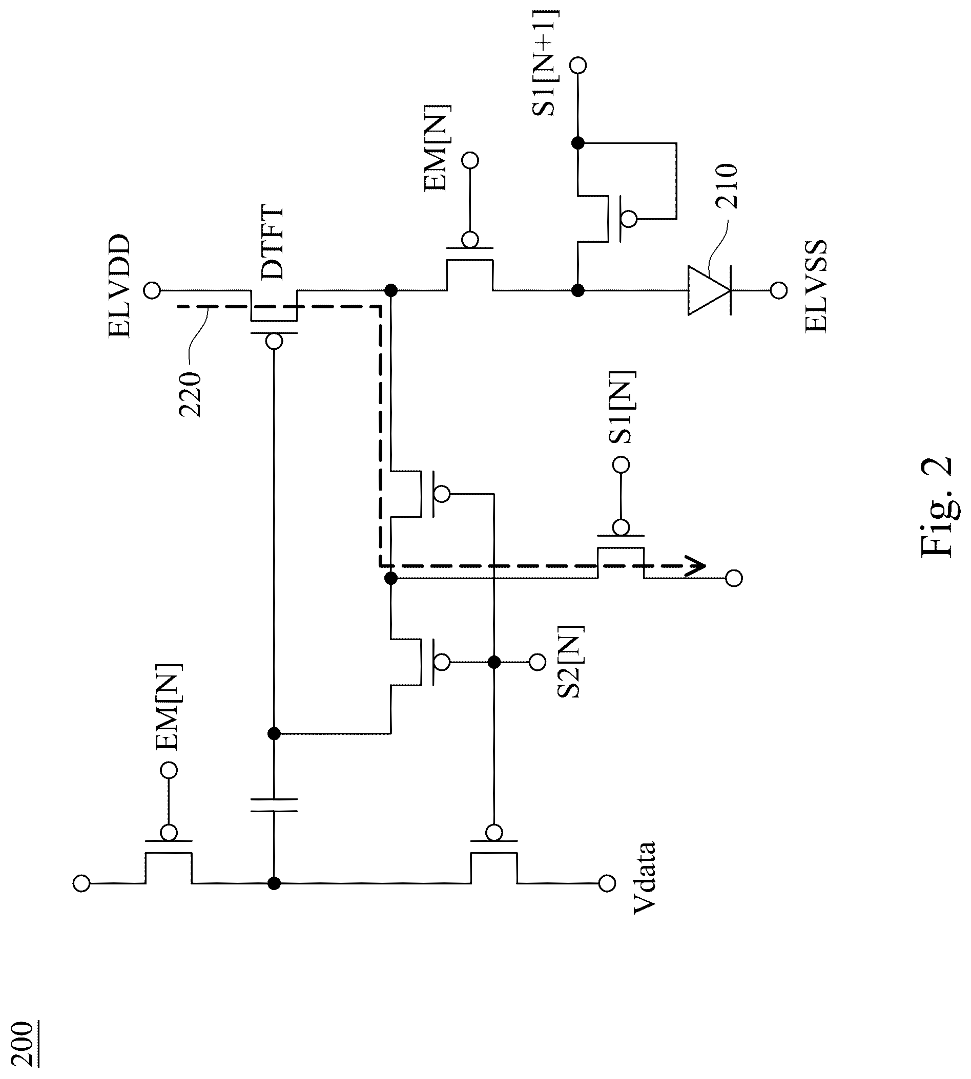 Patent US12307955 Figure 2 – Display system, power management circuit and related operation method