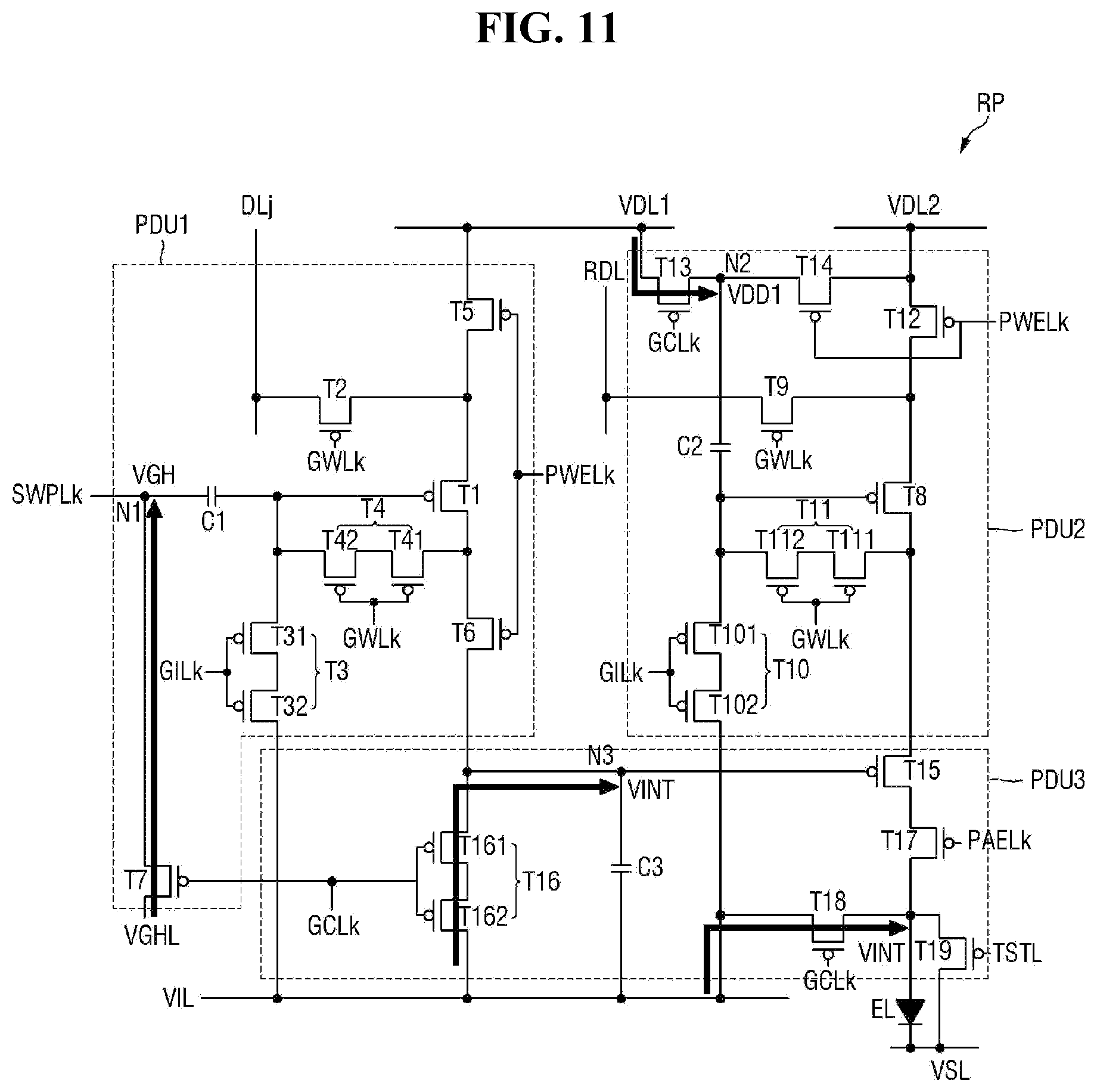 Patent US12307962 Figure 11 – Display device