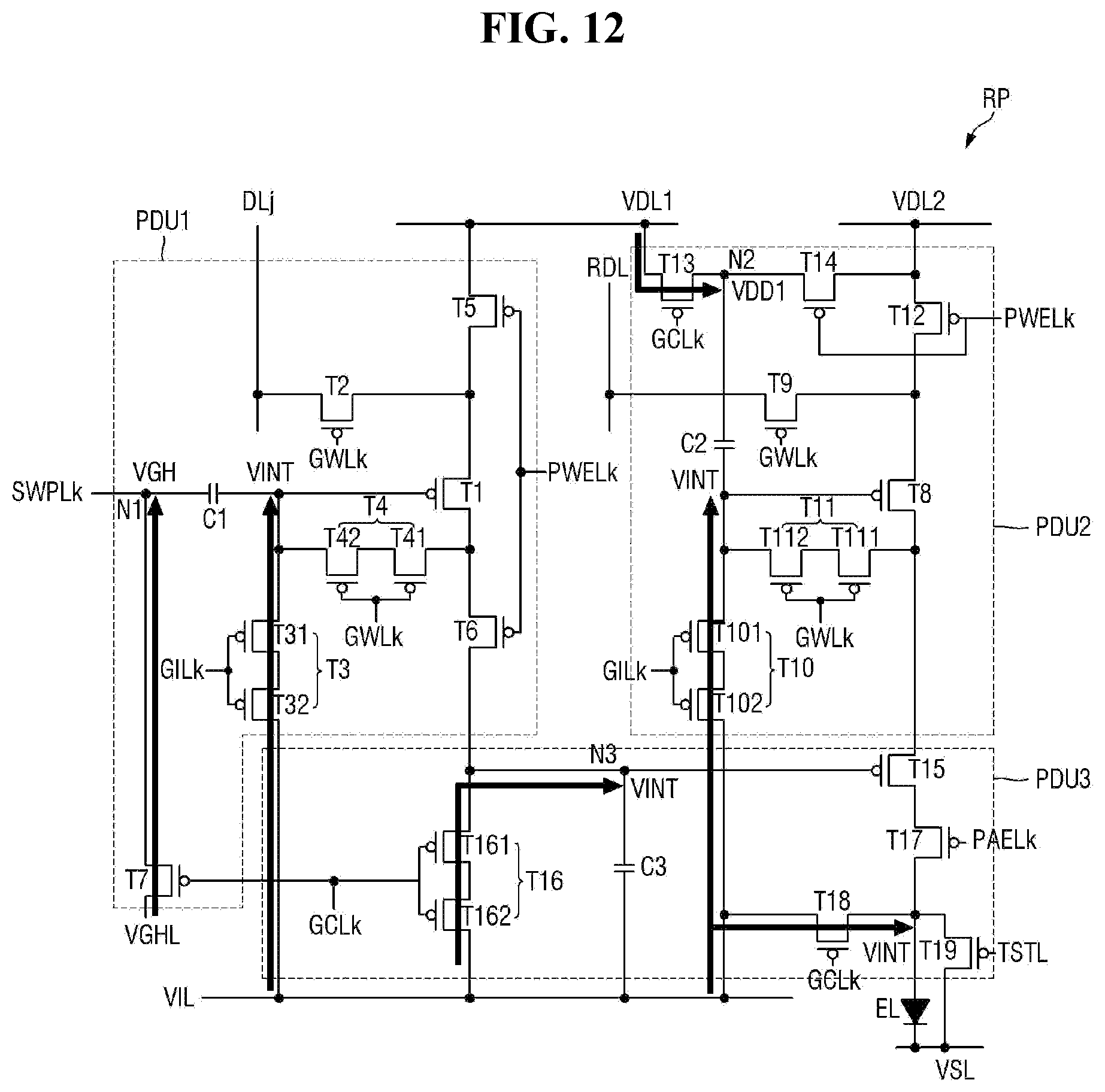 Patent US12307962 Figure 12 – Display device