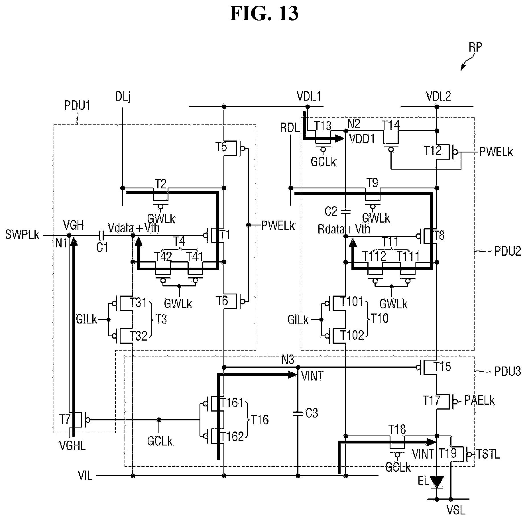 Patent US12307962 Figure 13 – Display device