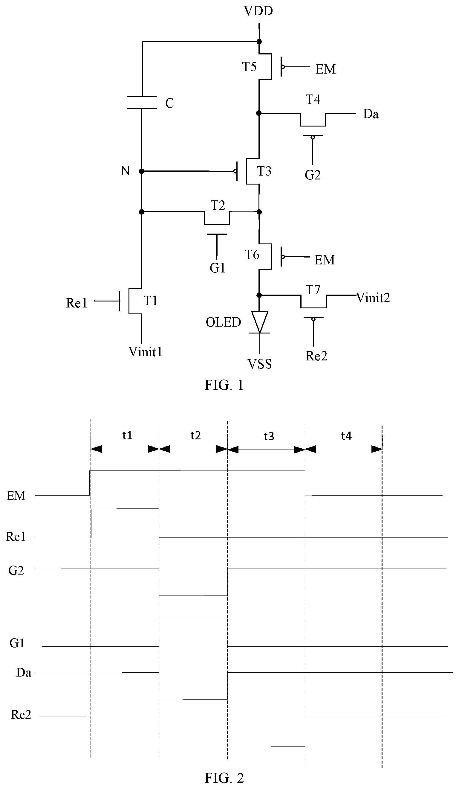 Patent US12307964 Figure 1 – Pixel driving circuit and driving method thereof, display panel, and display device