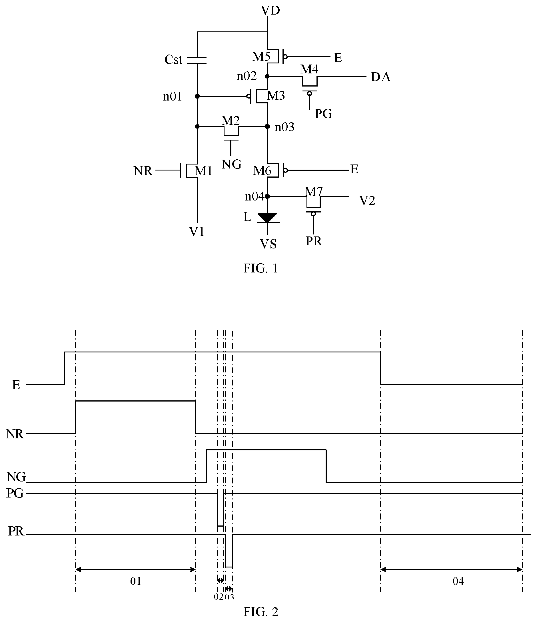 Patent US12307965 Figure 1 – Pixel circuit, driving method therefor, and display device