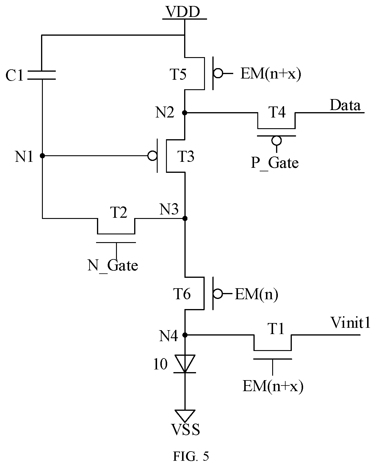 Patent US12307965 Figure 3 – Pixel circuit, driving method therefor, and display device