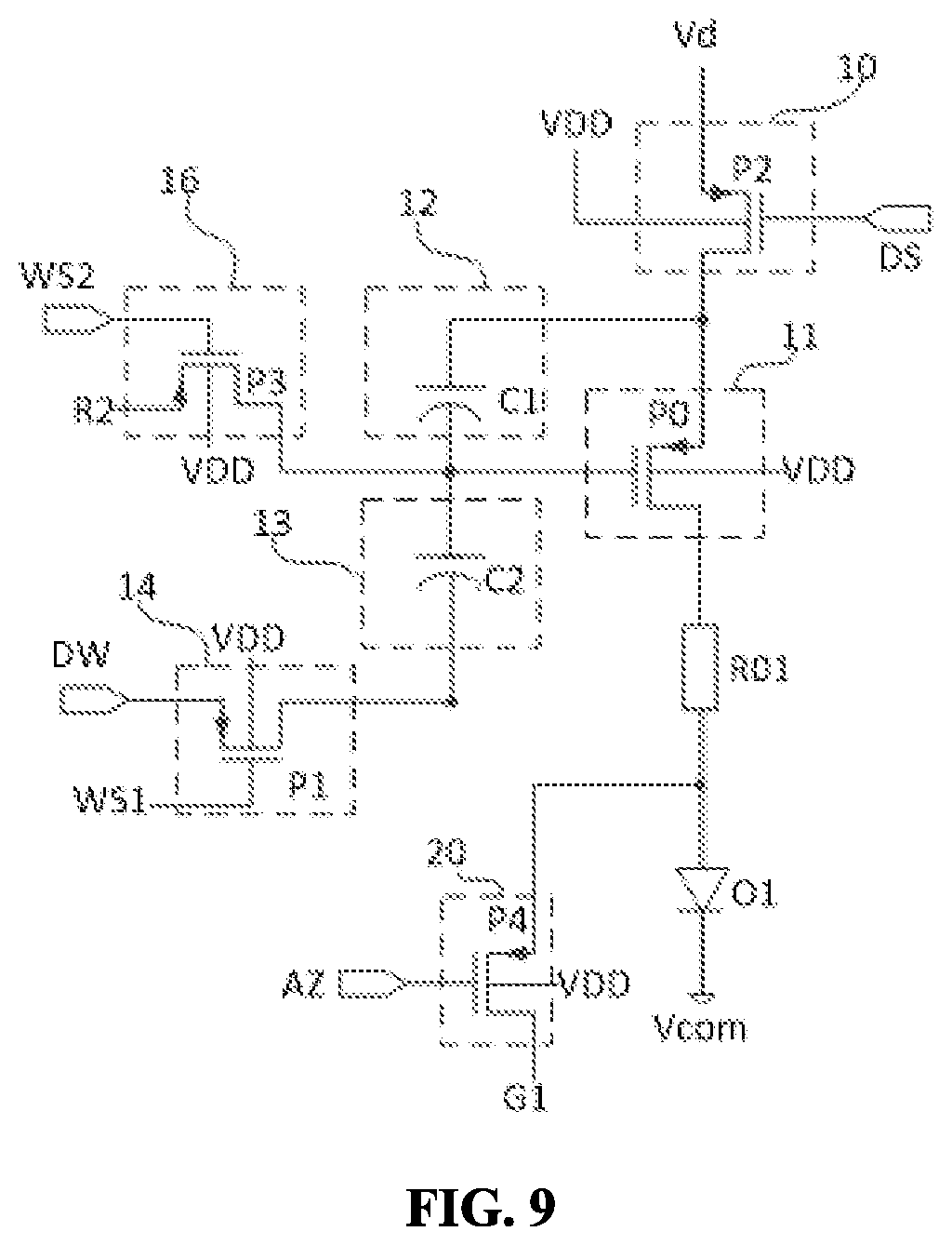 Patent US12307966 Figure 6 – Pixel circuit, display panel, driving method and display device