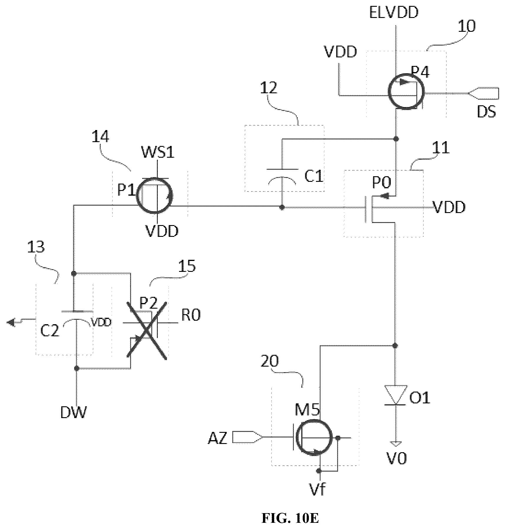 Patent US12307967 Figure 11 – Pixel circuit, display panel, driving method and display device
